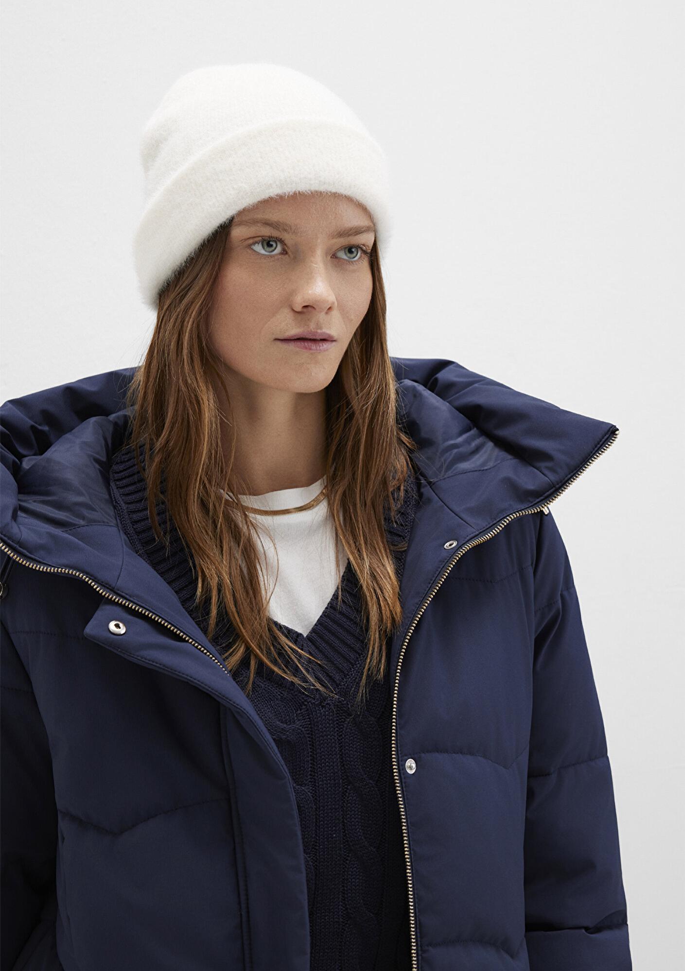 Mavi Tüylü Ekru Bere 197933-32158