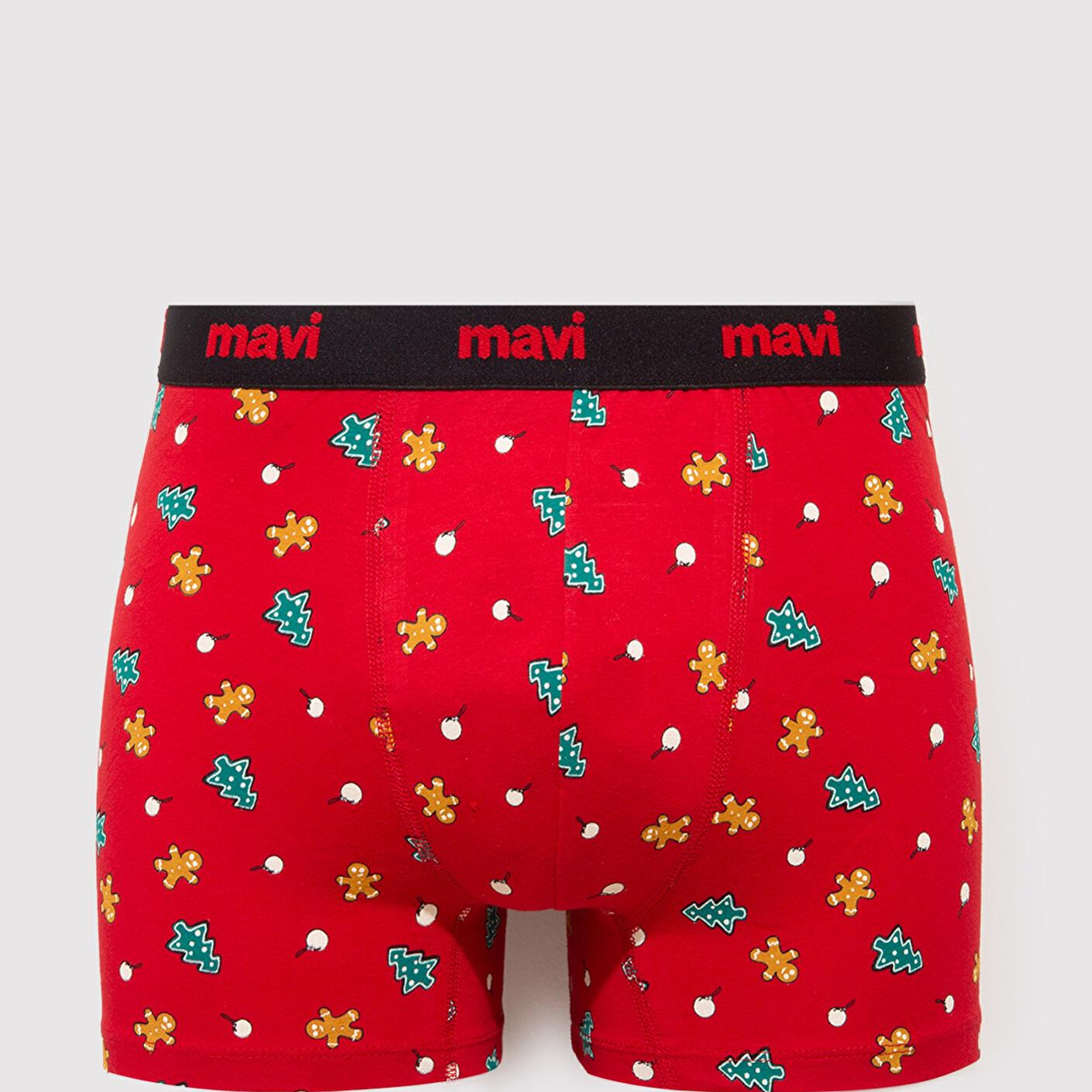 Mavi Yılbaşı Temalı Baskılı Boxer 092252-32421