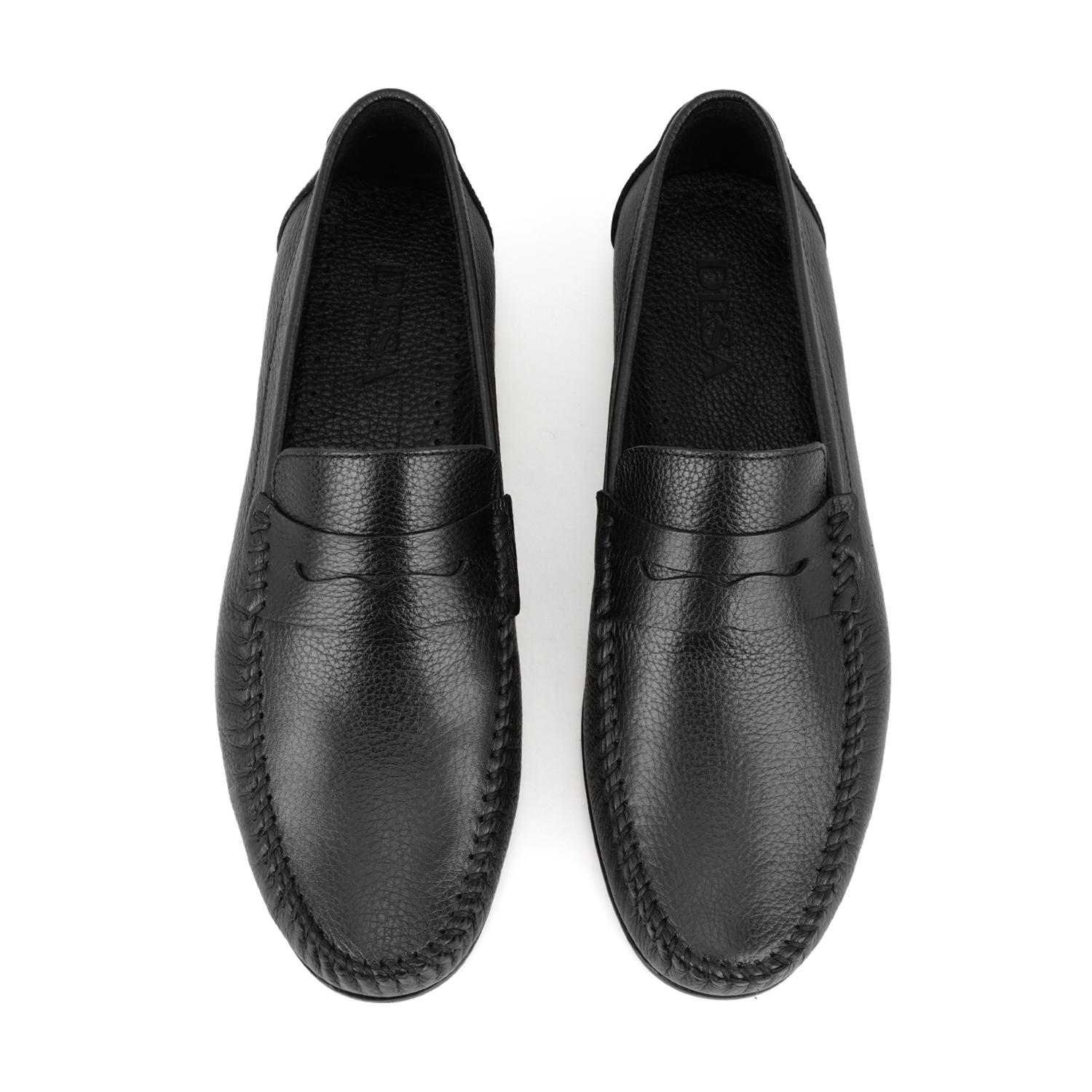 Kelvin Siyah Erkek Deri Loafer