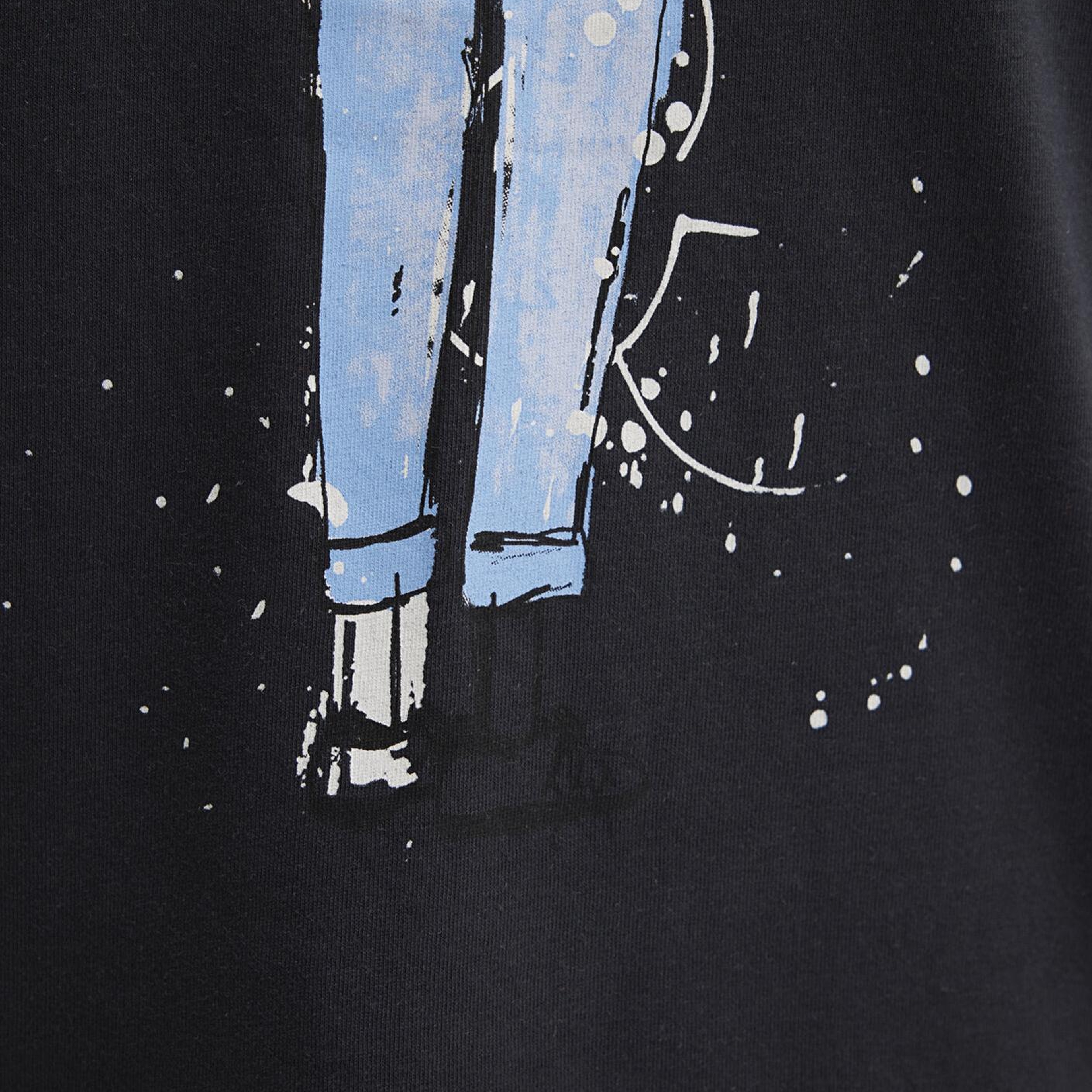 Mavi Denim Kız Baskılı Antrasit İstanbul Tişört Regular Fit / Normal Kesim 168890-29726