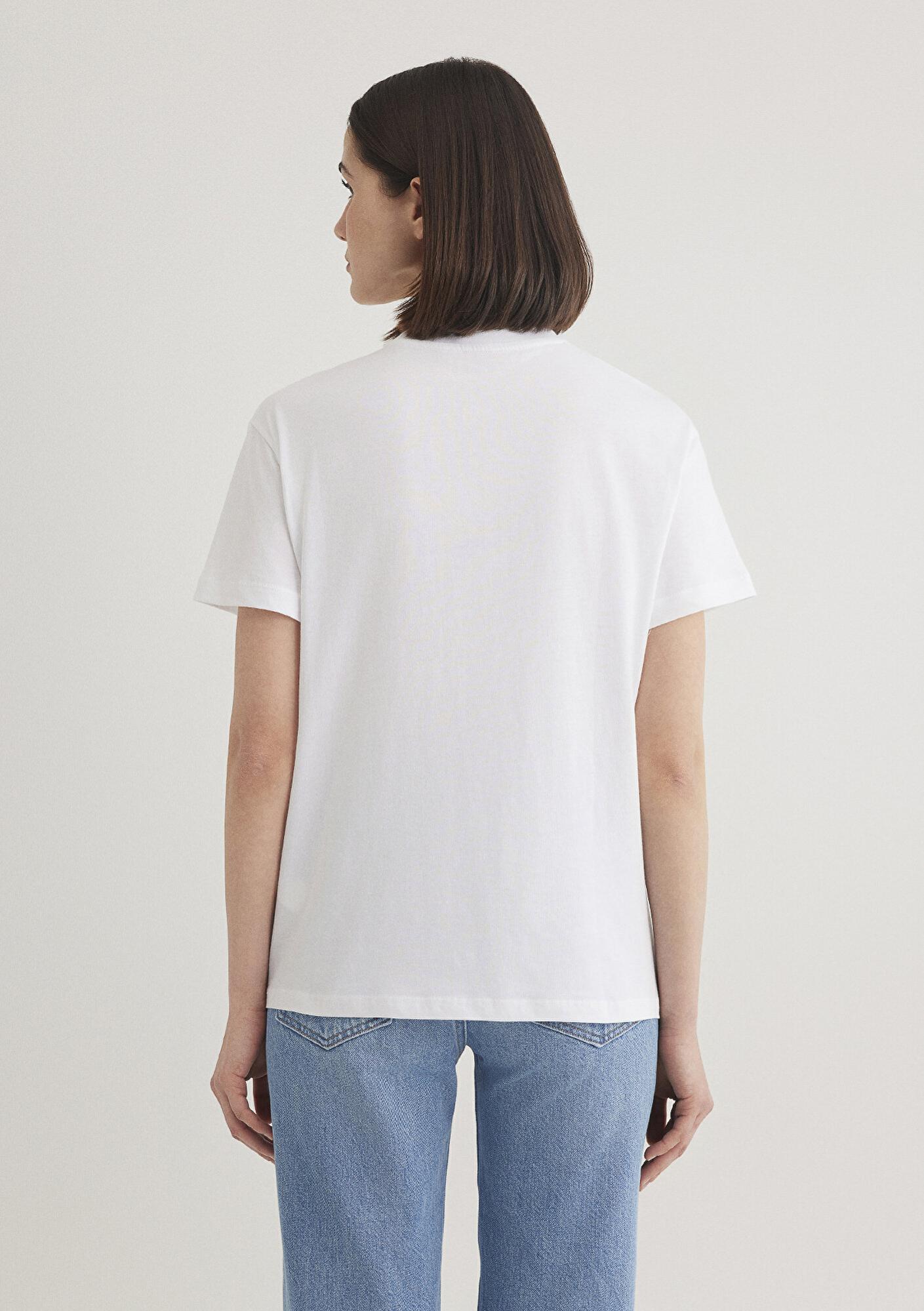 Mavi Make The Planet Great Again Baskılı Tişört Regular Fit / Normal Kesim 168752-620