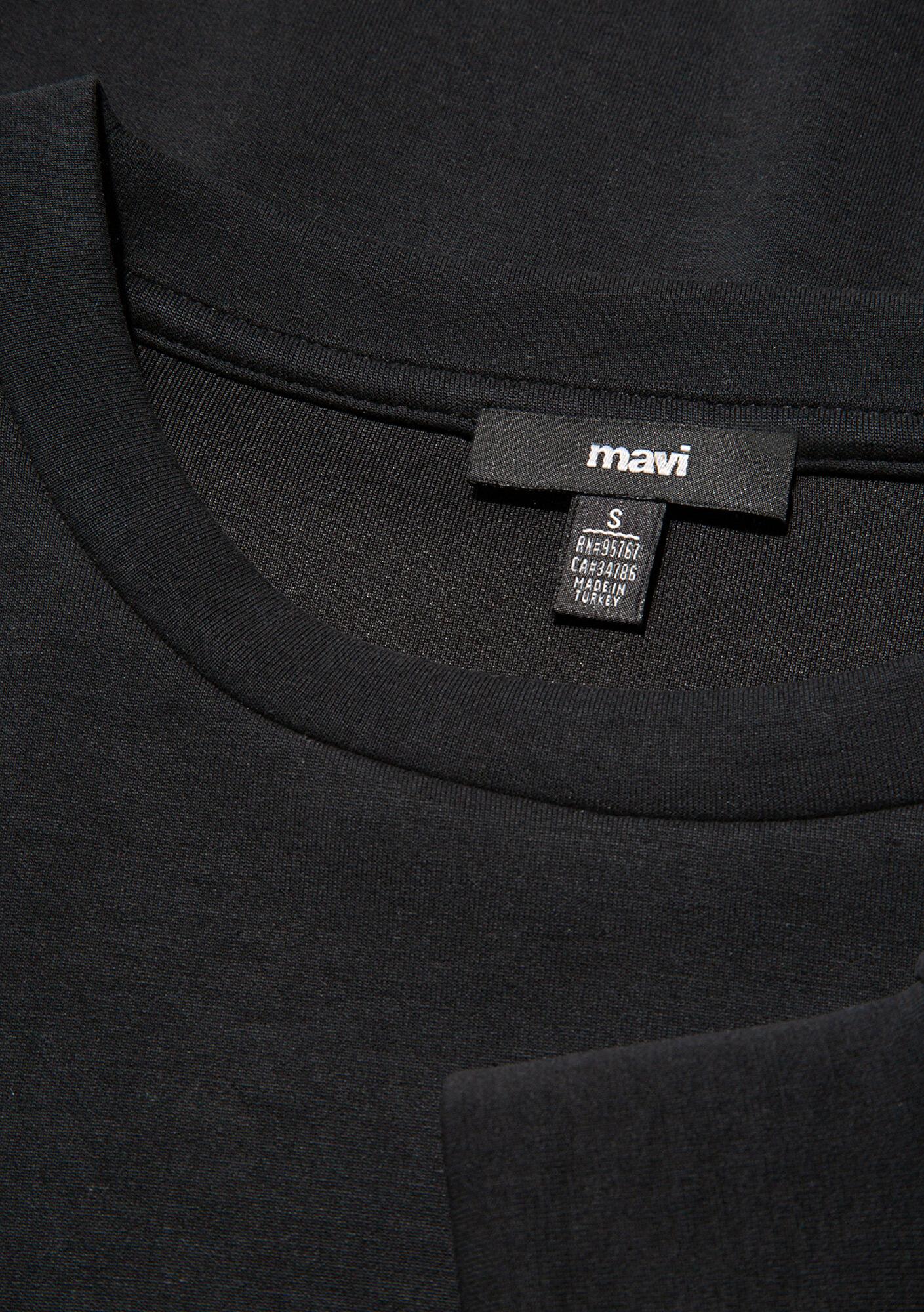 Mavi Lux Touch (TENCEL™) Modal Siyah Sweatshirt 168837-900