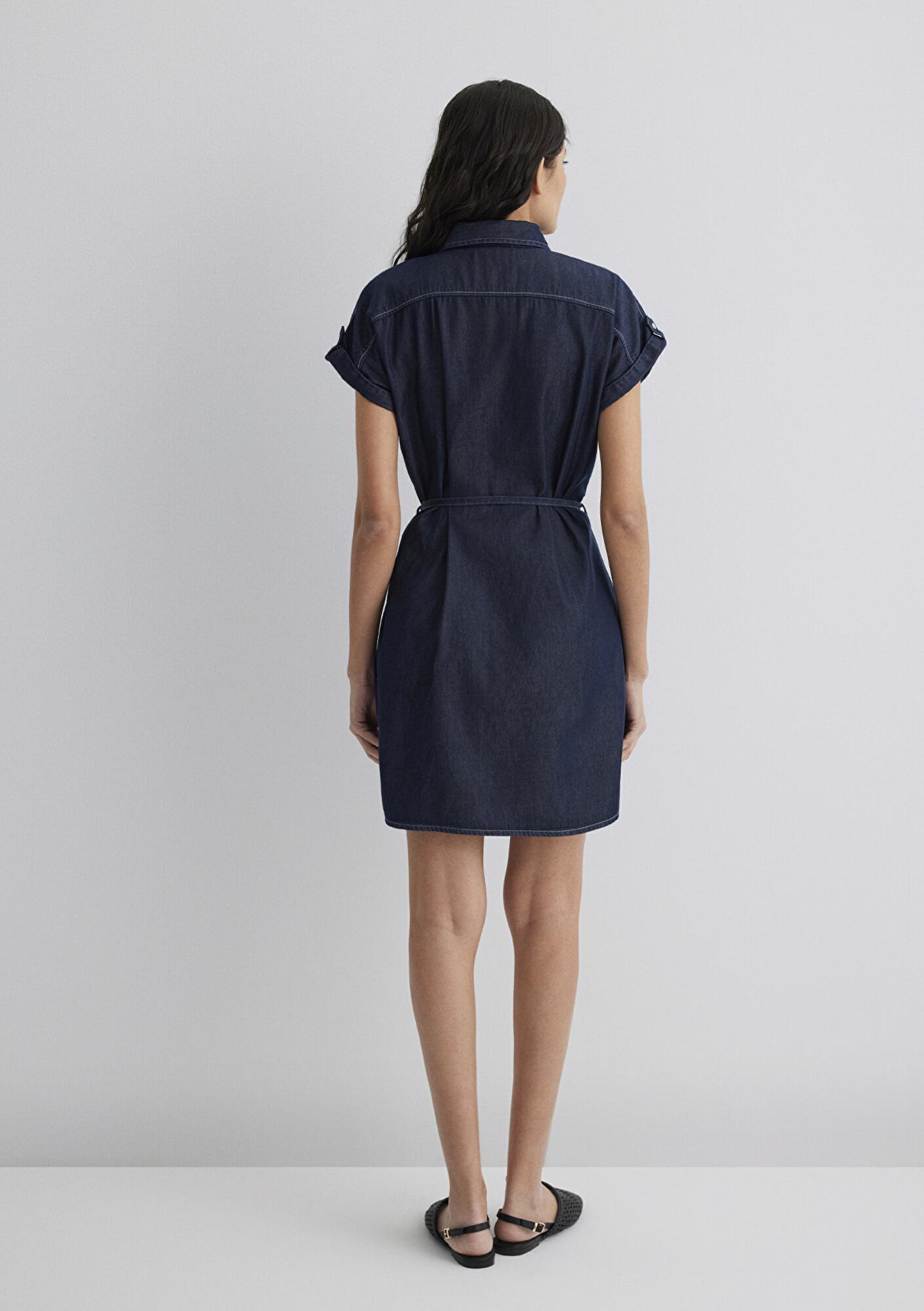 Mavi Barbara Gold Klasik Rinse Jean Elbise 130548-28636