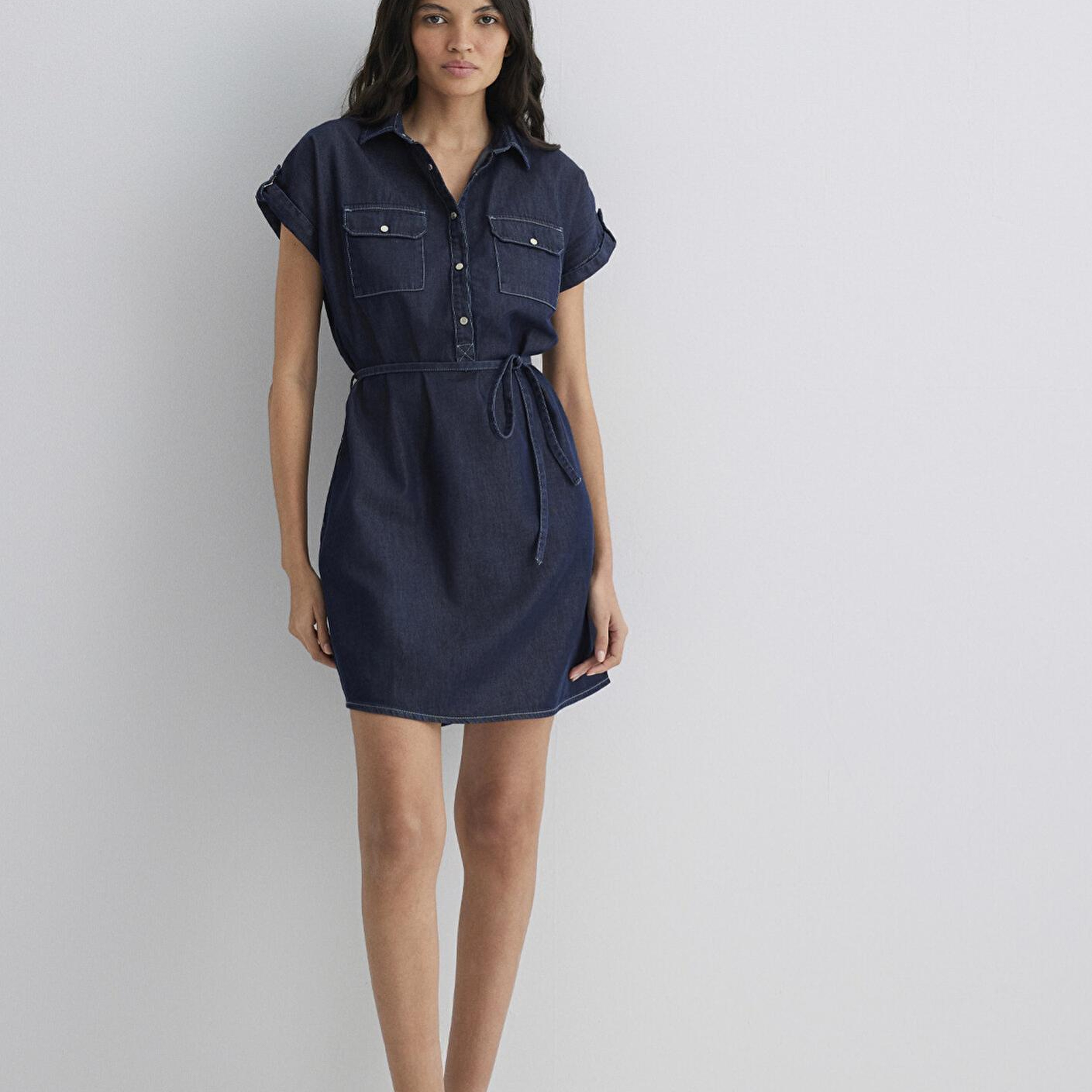 Mavi Barbara Gold Klasik Rinse Jean Elbise 130548-28636