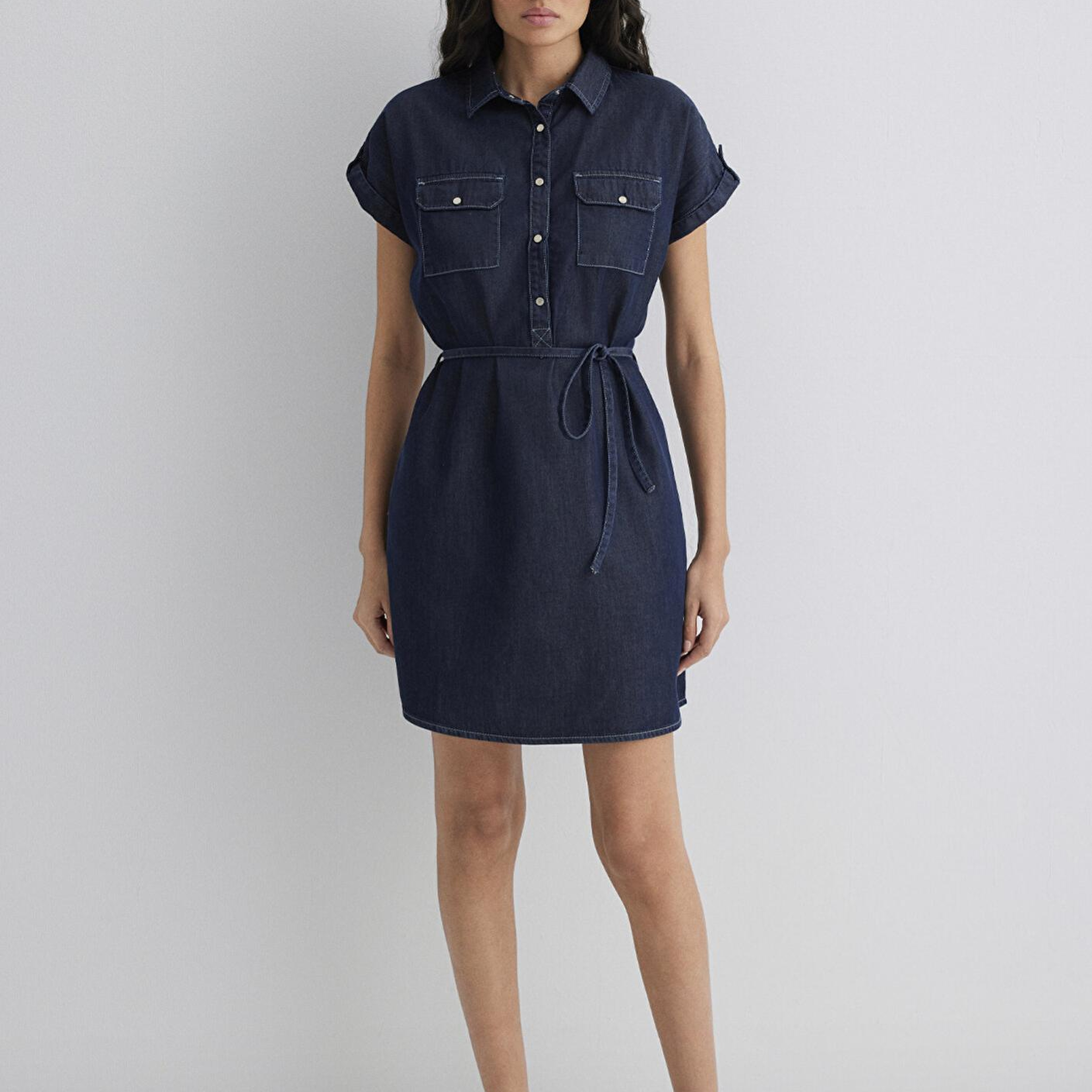 Mavi Barbara Gold Klasik Rinse Jean Elbise 130548-28636