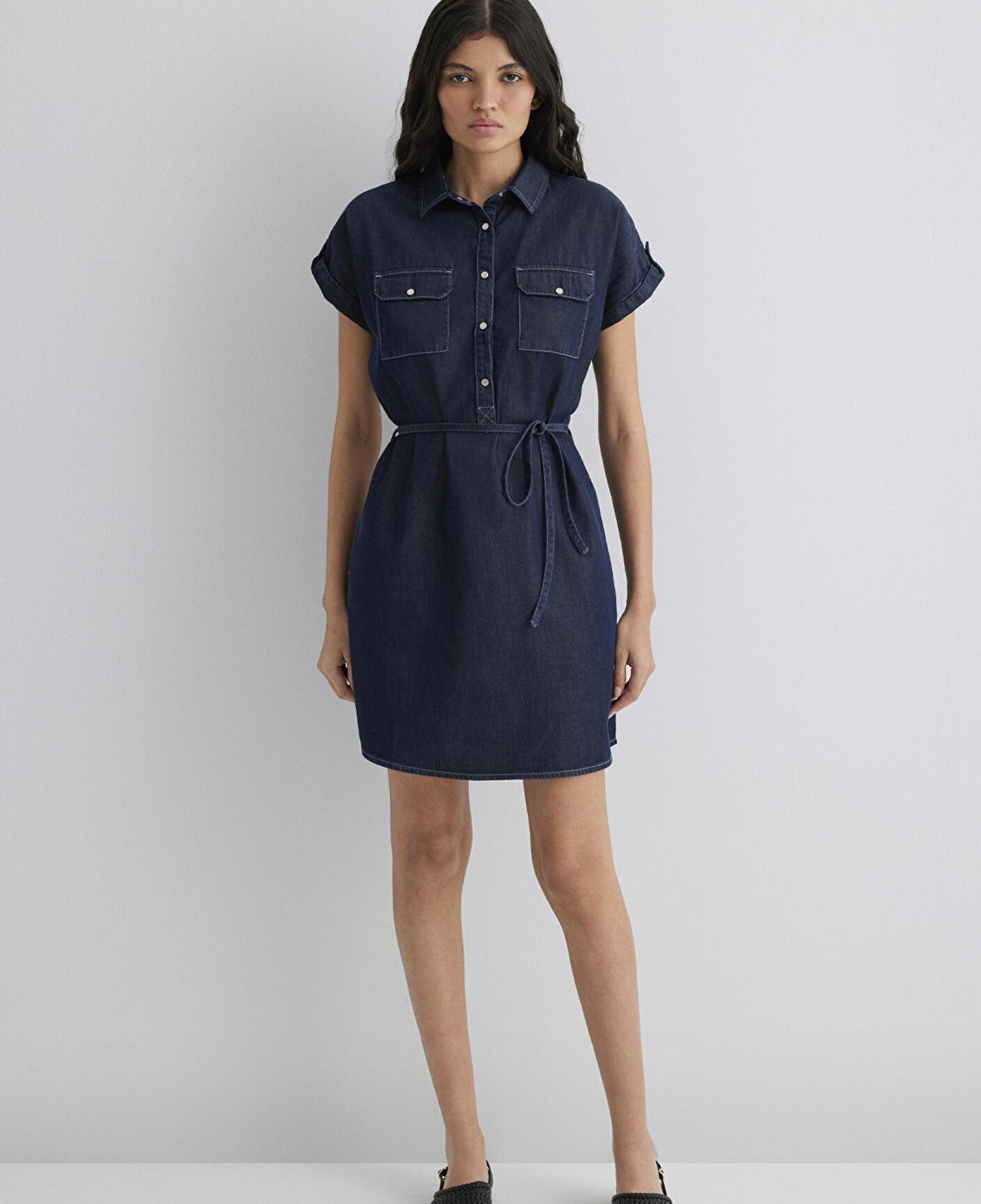 Mavi Barbara Gold Klasik Rinse Jean Elbise 130548-28636