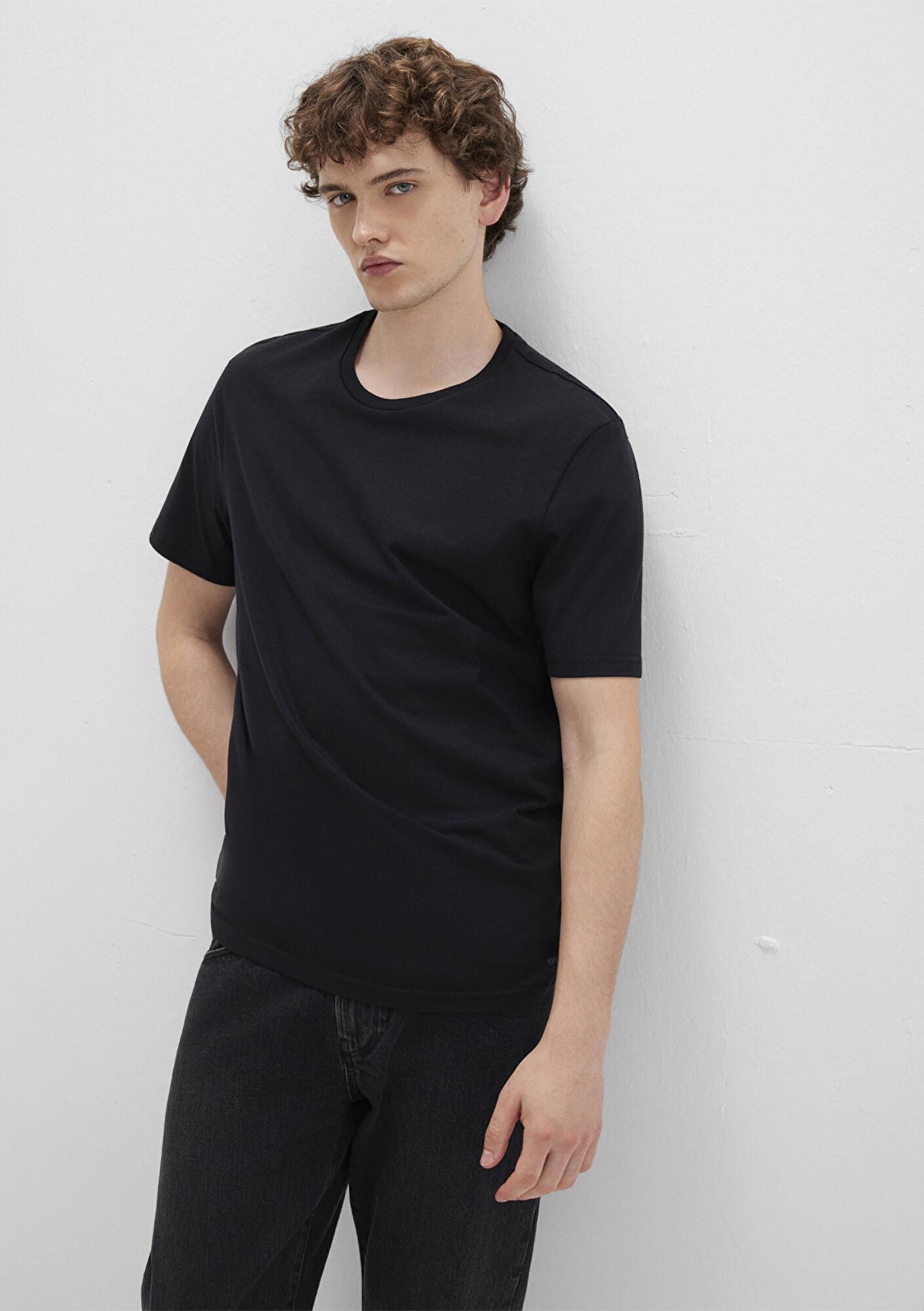 Mavi Siyah Basic Tişört Slim Fit / Dar Kesim 065574-900