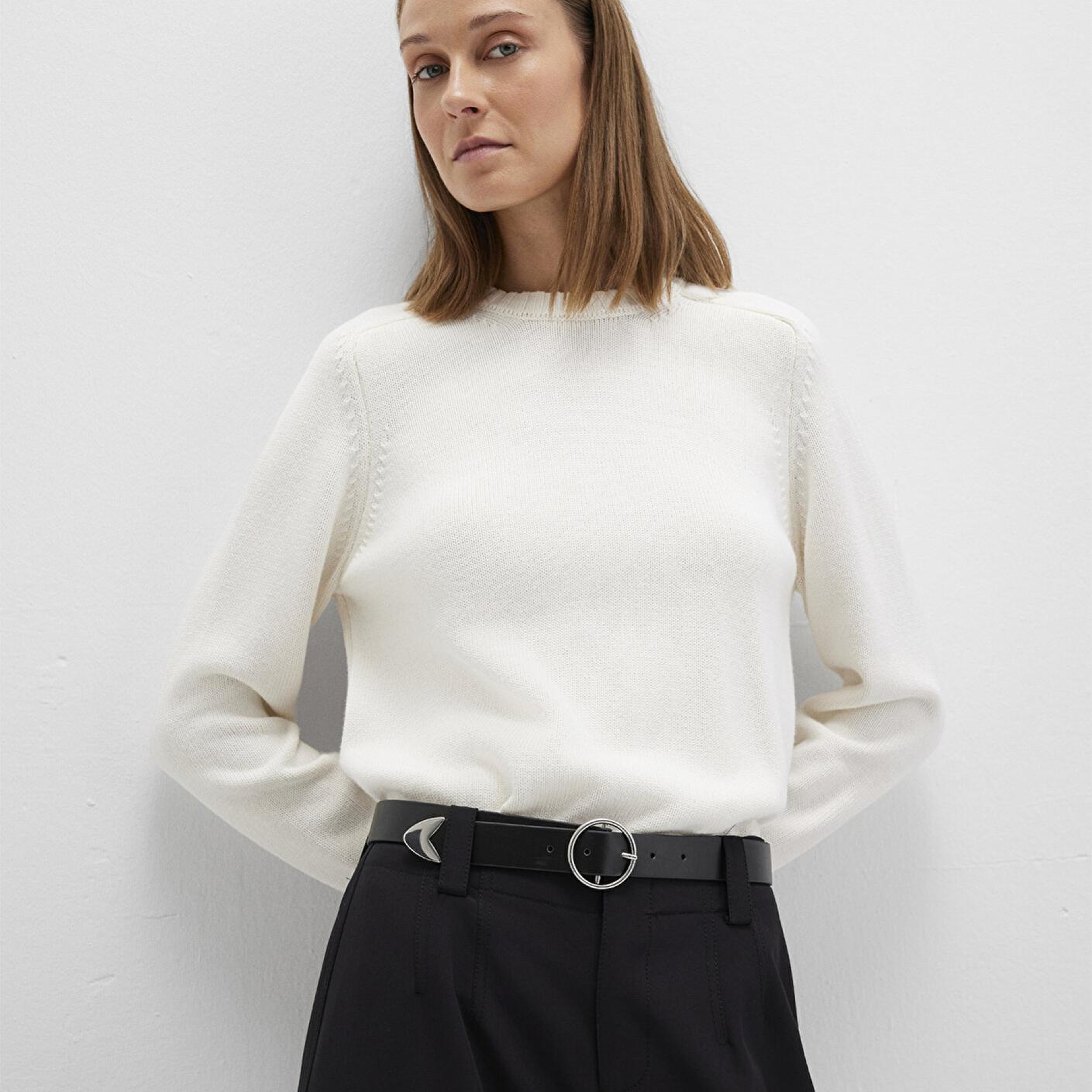 Mavi Siyah Suni Deri Kemer 196041-900