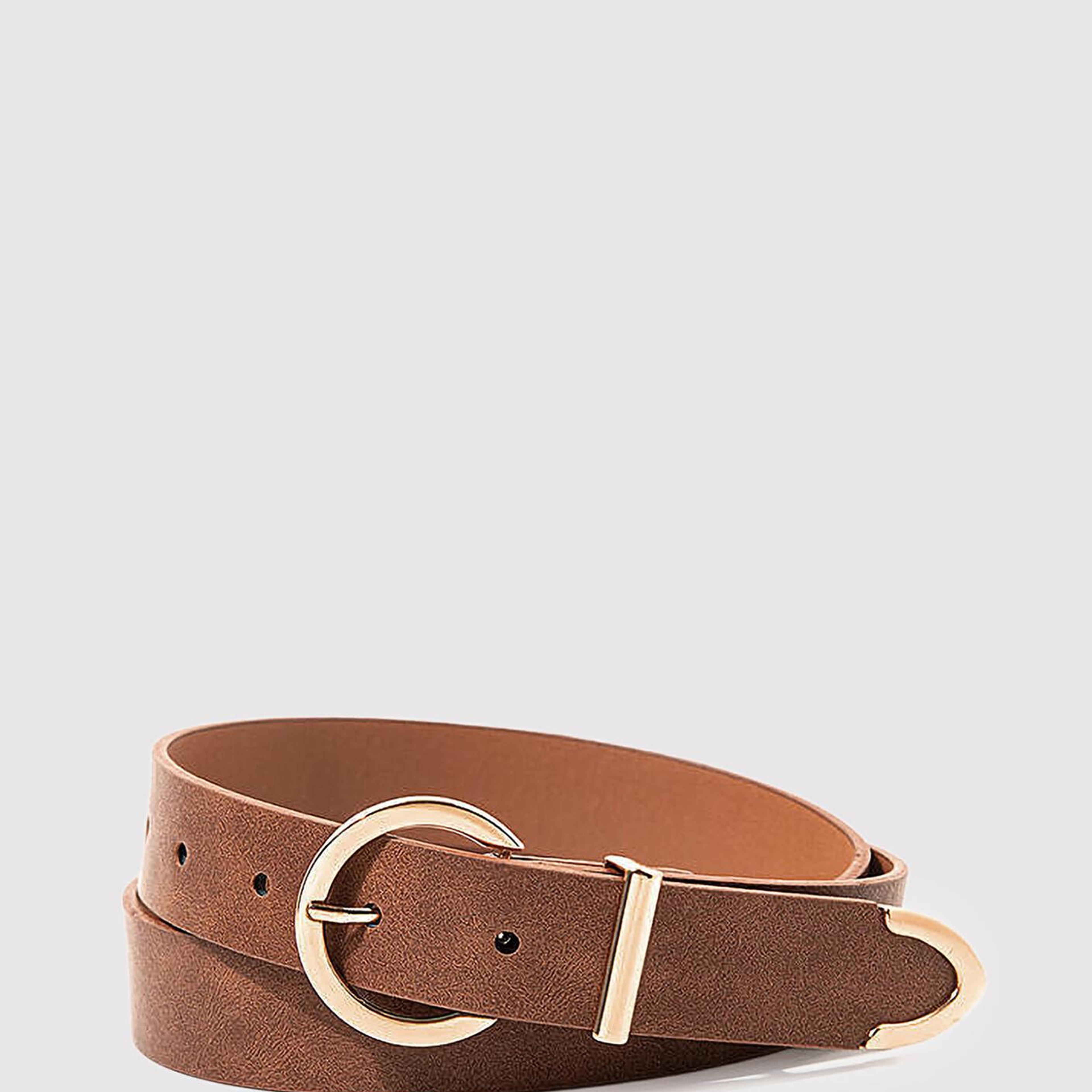 Mavi Kahverengi Suni Deri Kemer 196034-27142