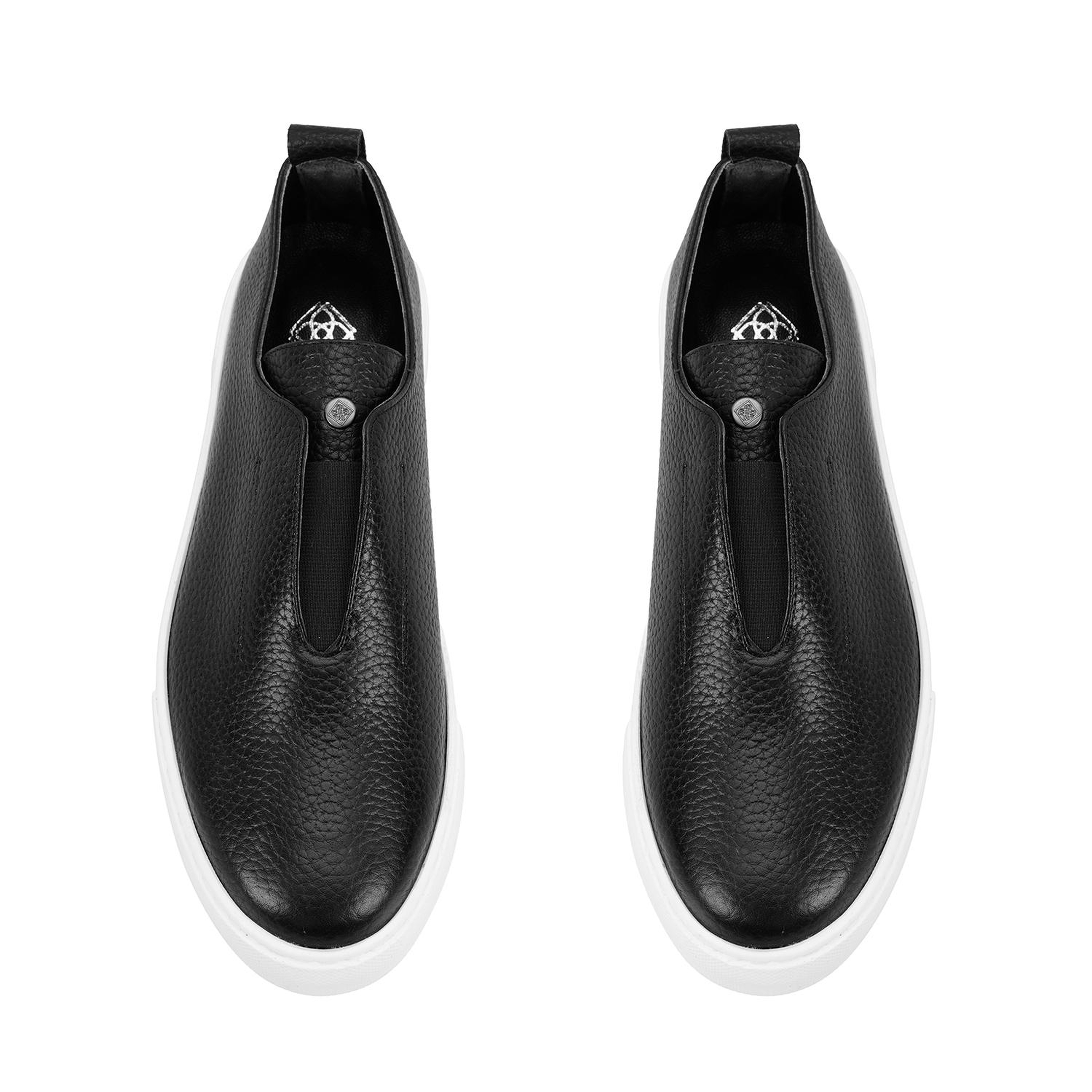 Kadın Siyah Deri Spor Ayakkabı