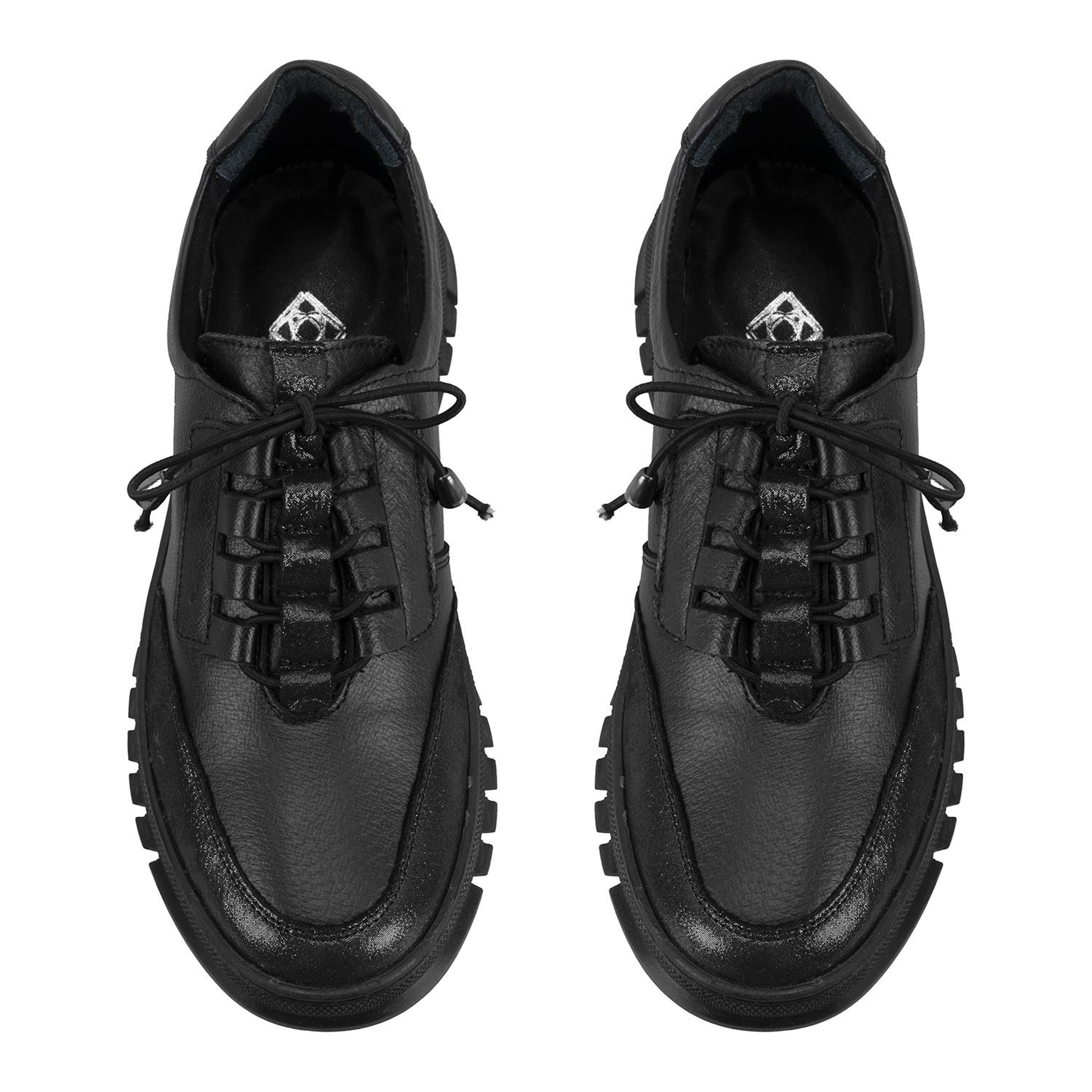 Kadın Siyah DesaComfort Deri Günlük Ayakkabı