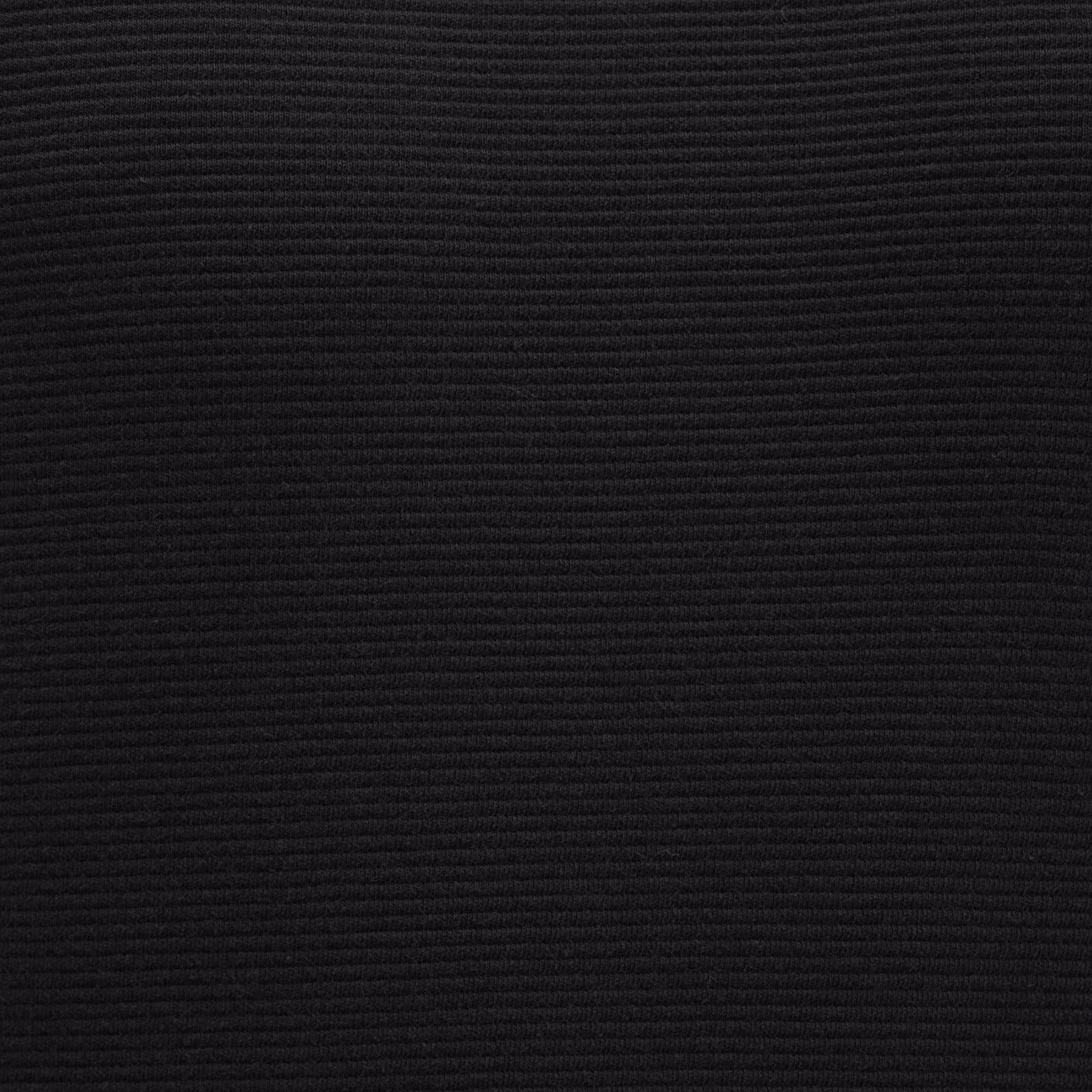 Mavi Uzun Kollu Dokulu Siyah Tişört Slim Fit / Dar Kesim 064622-21842