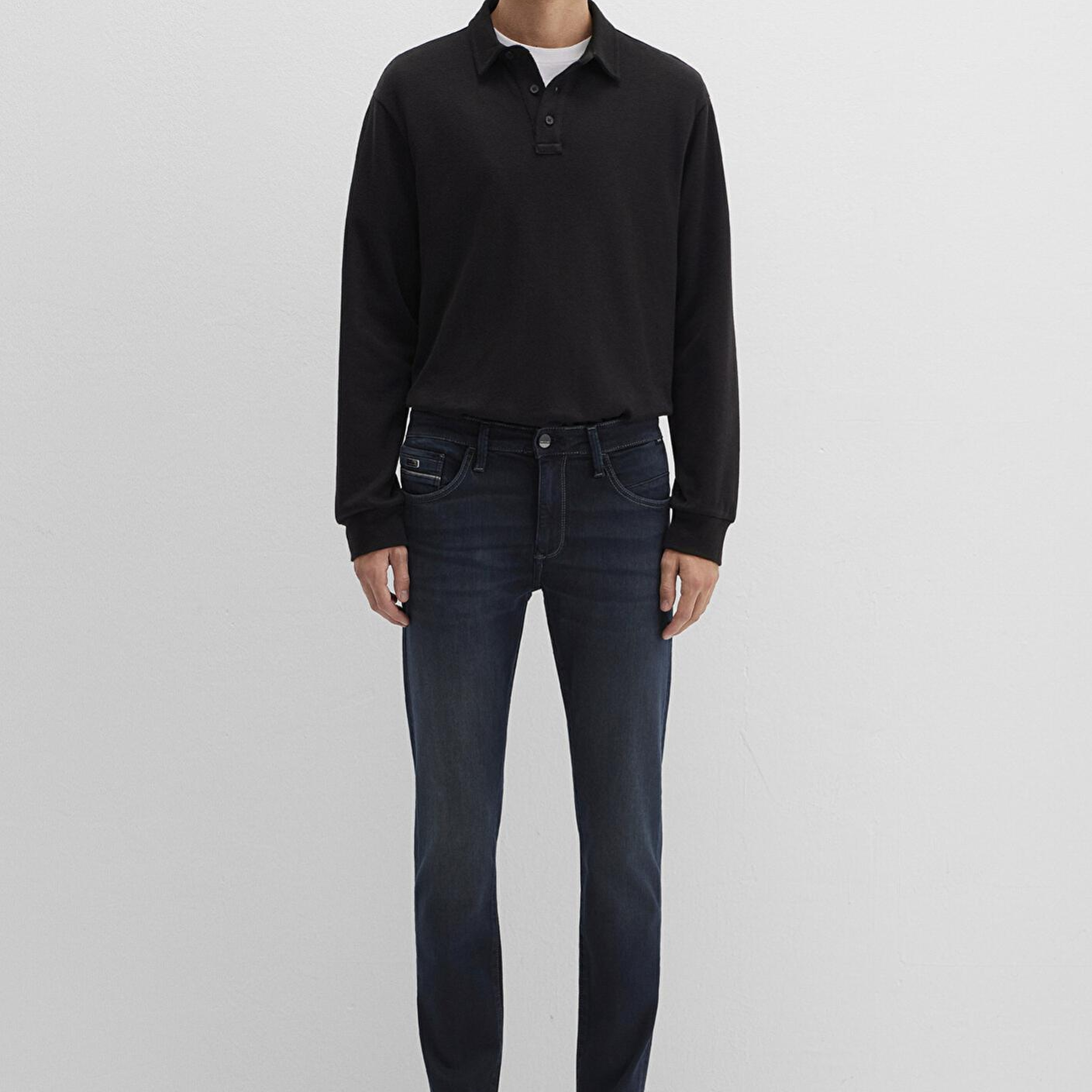 Mavi James Mavi Black Puslu Mürekkep Mavi Jean Pantolon 0042426976
