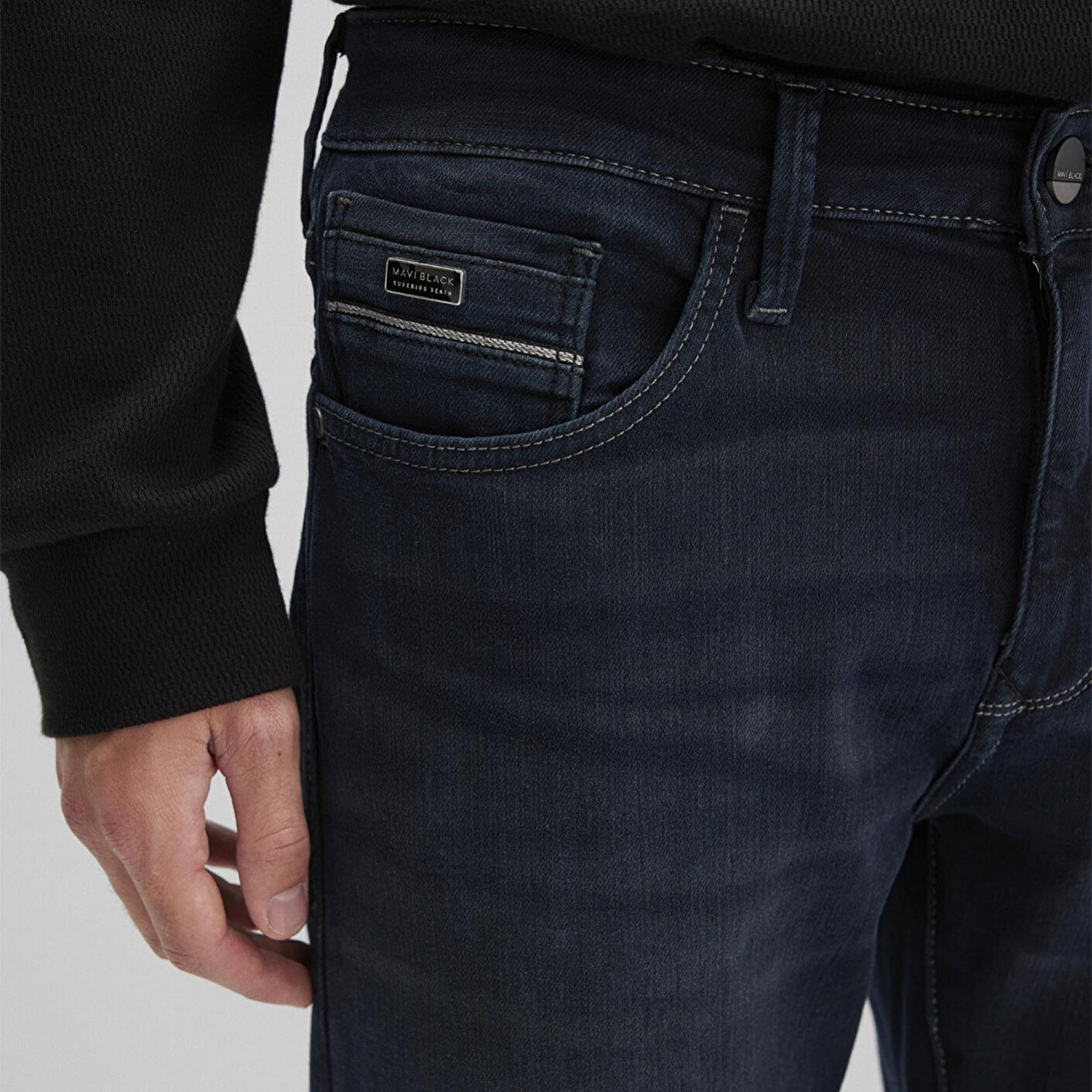 Mavi James Mavi Black Puslu Mürekkep Mavi Jean Pantolon 0042426976
