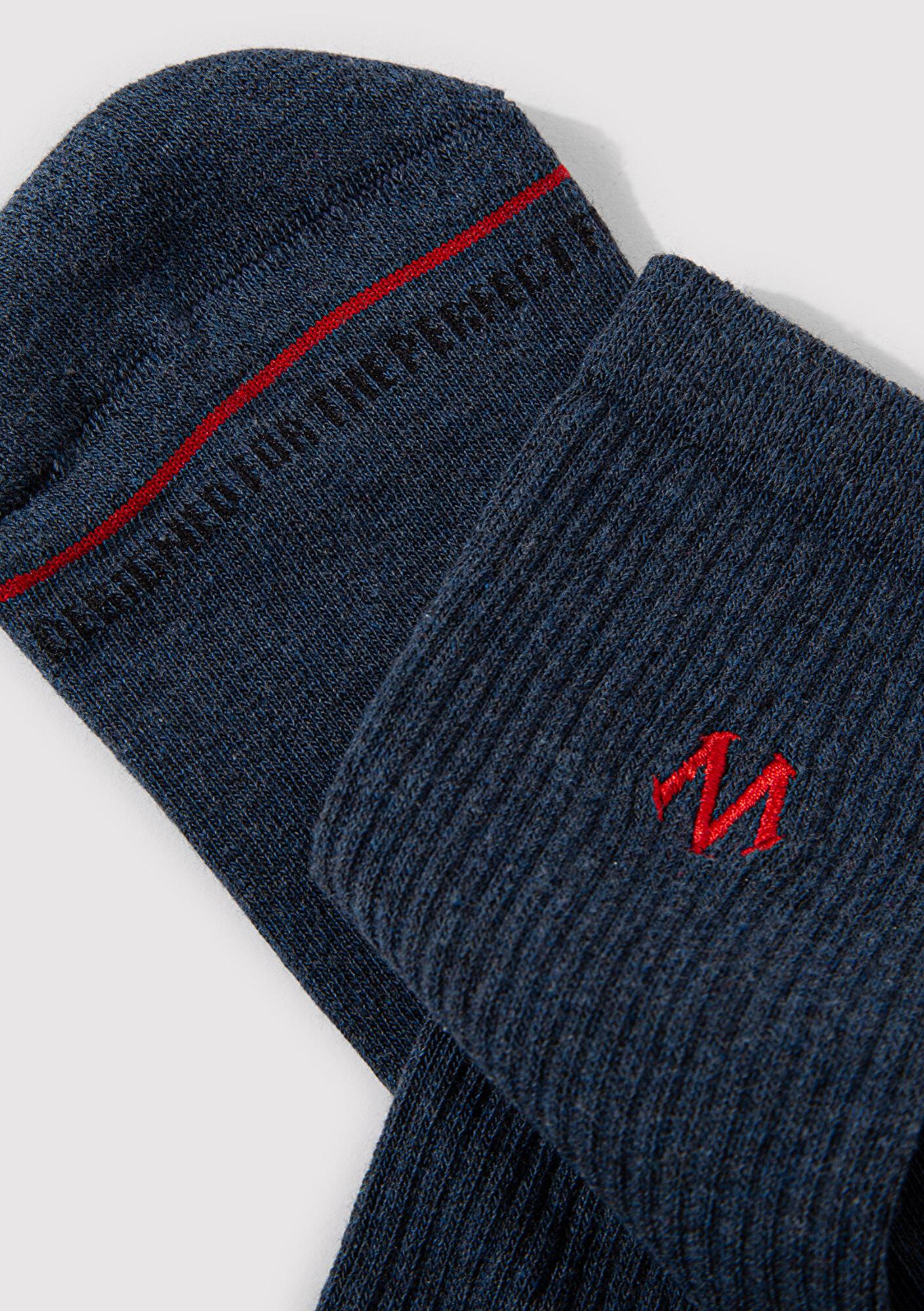 Mavi Mavi Logo Nakışlı Spor Çorap 090326-26828