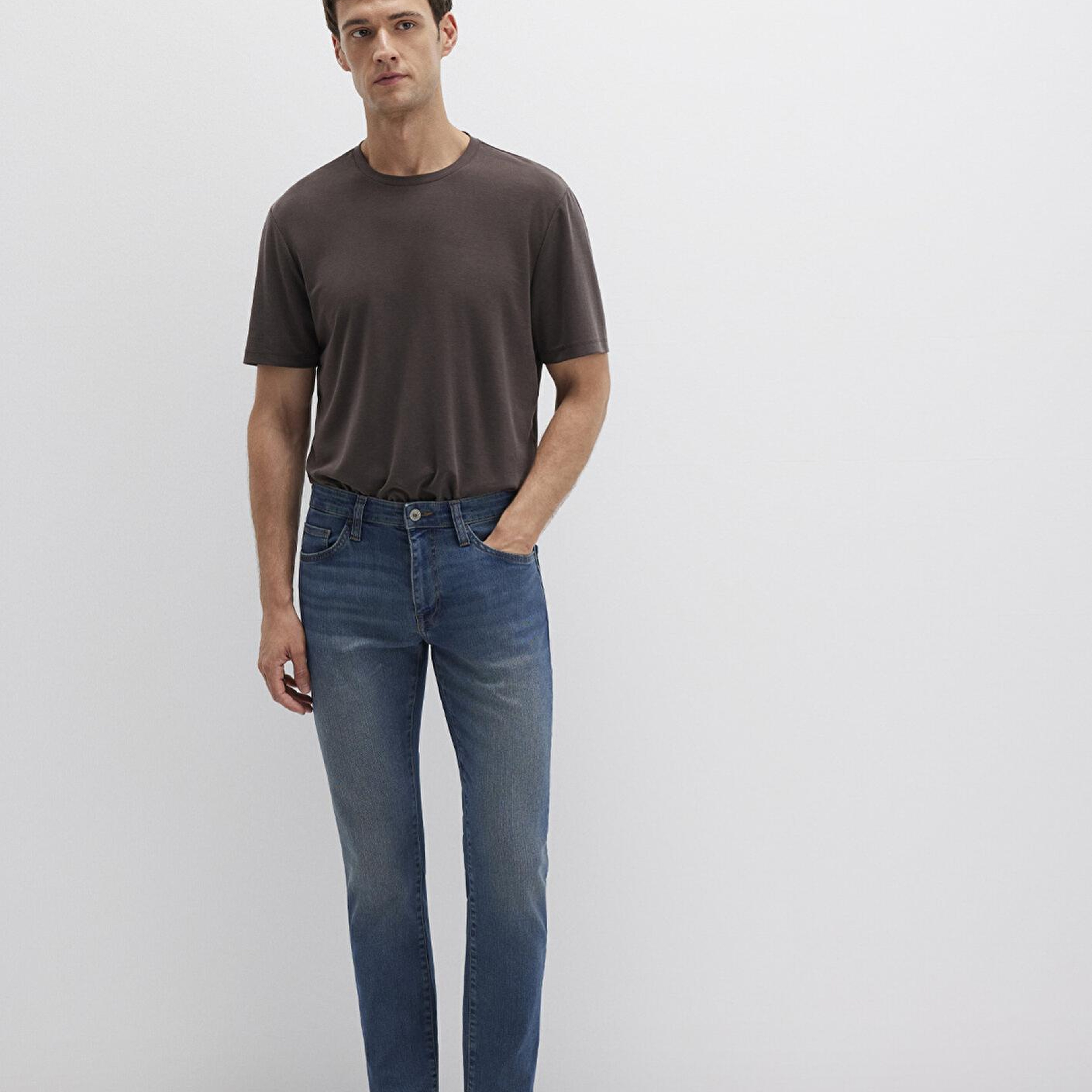 Mavi Marcus Gölgeli İndigo Mavisi Jean Pantolon 8835126869