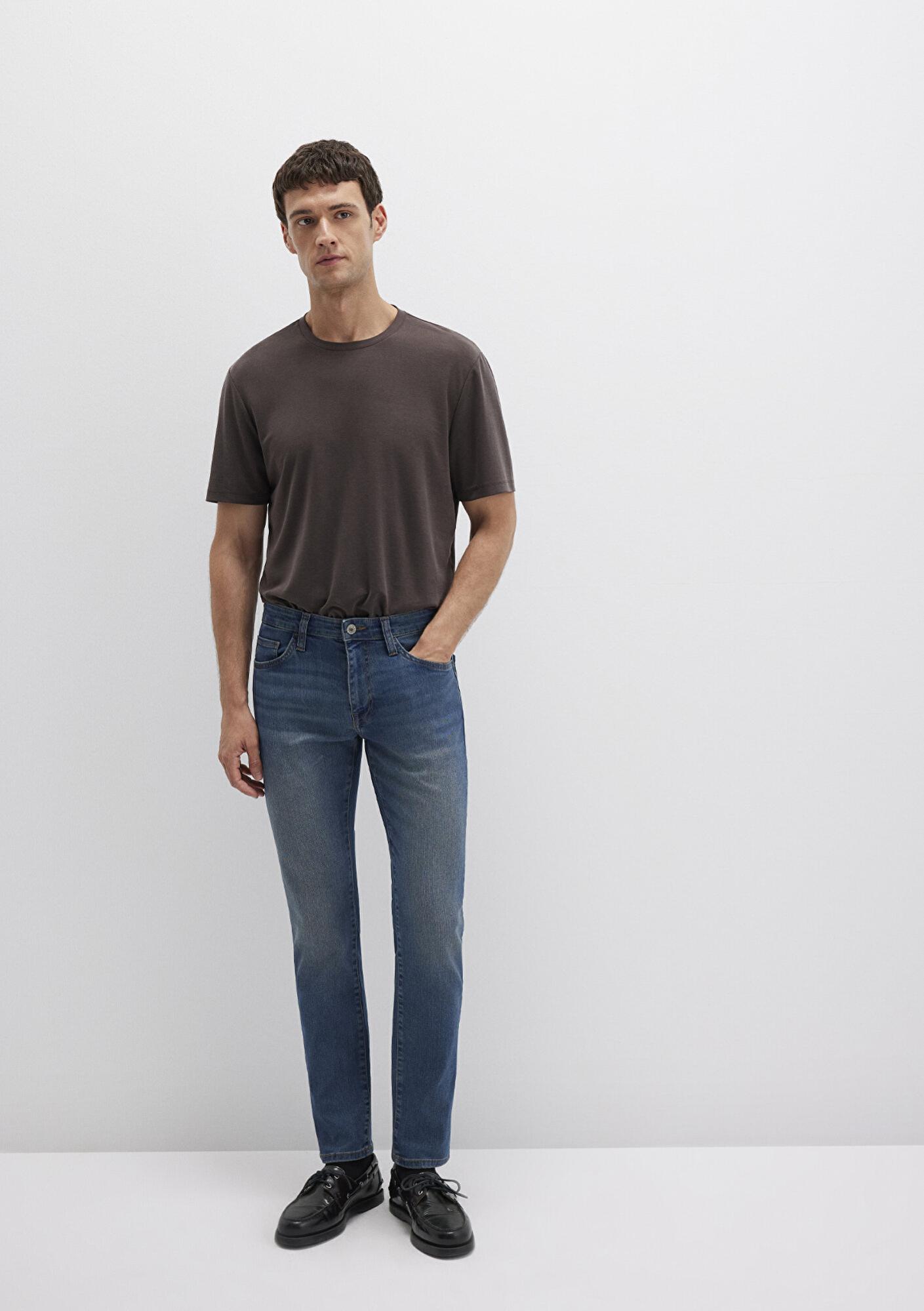 Mavi Marcus Gölgeli İndigo Mavisi Jean Pantolon 8835126869