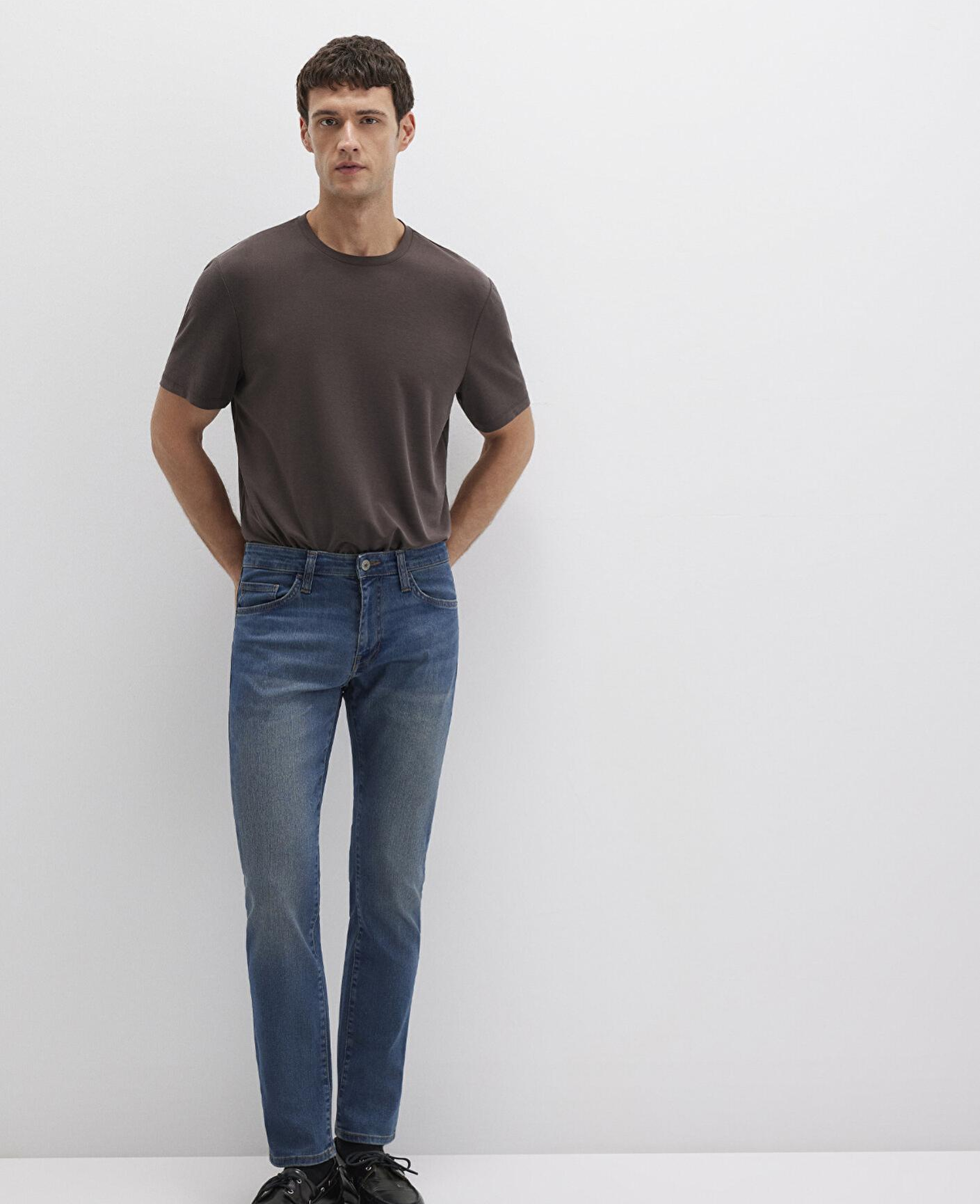 Mavi Marcus Gölgeli İndigo Mavisi Jean Pantolon 8835126869