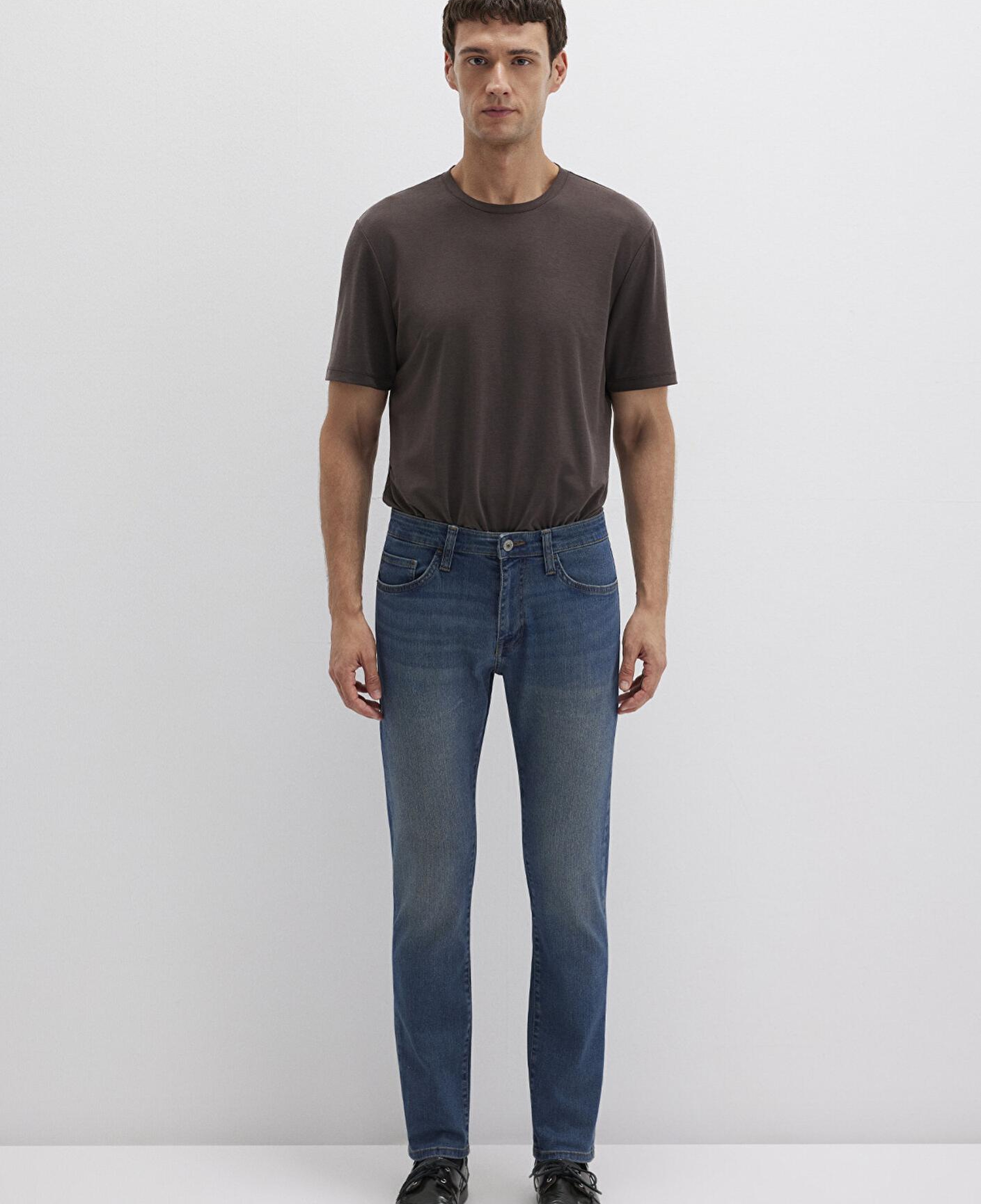 Mavi Marcus Gölgeli İndigo Mavisi Jean Pantolon 8835126869