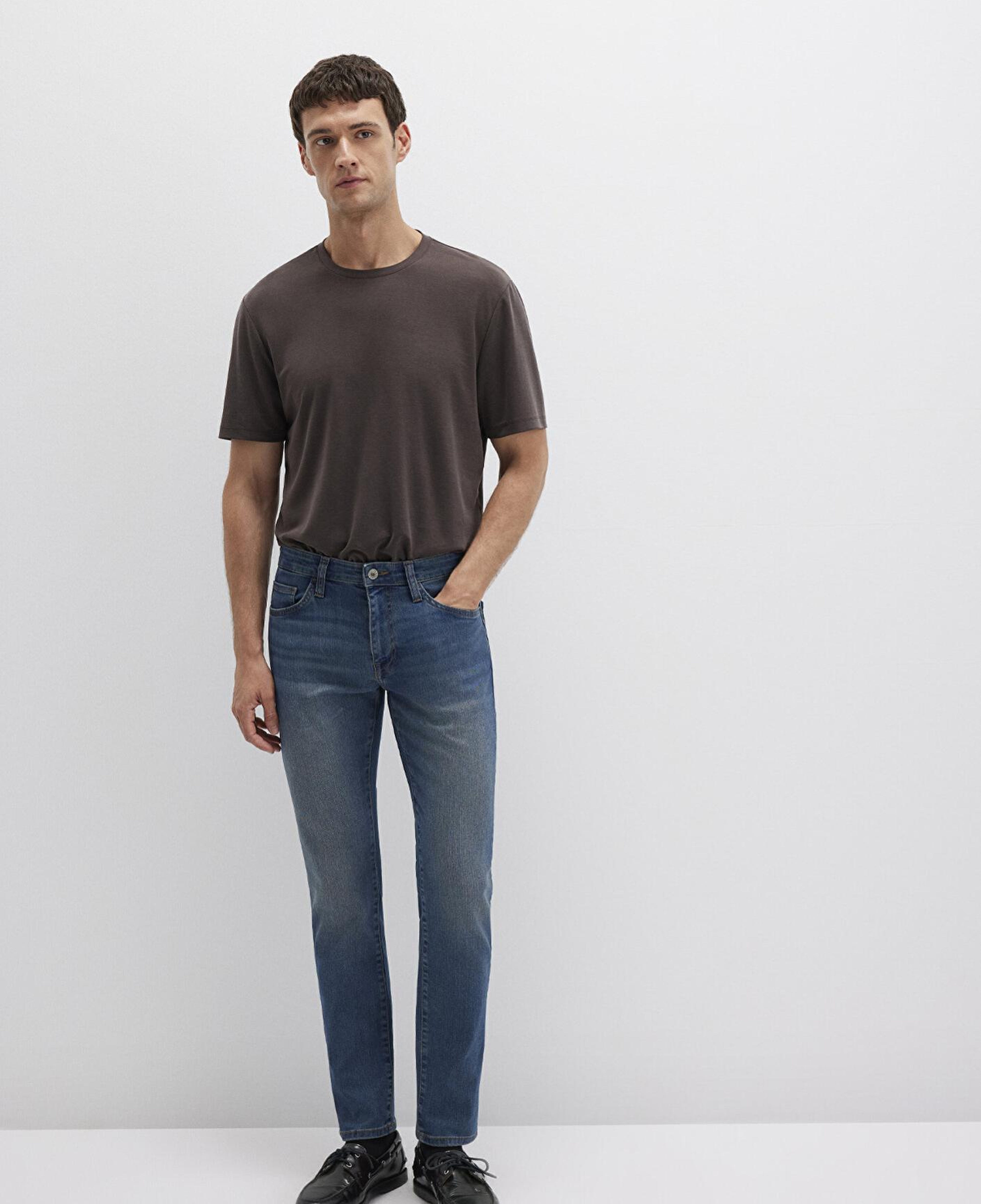 Mavi Marcus Gölgeli İndigo Mavisi Jean Pantolon 8835126869