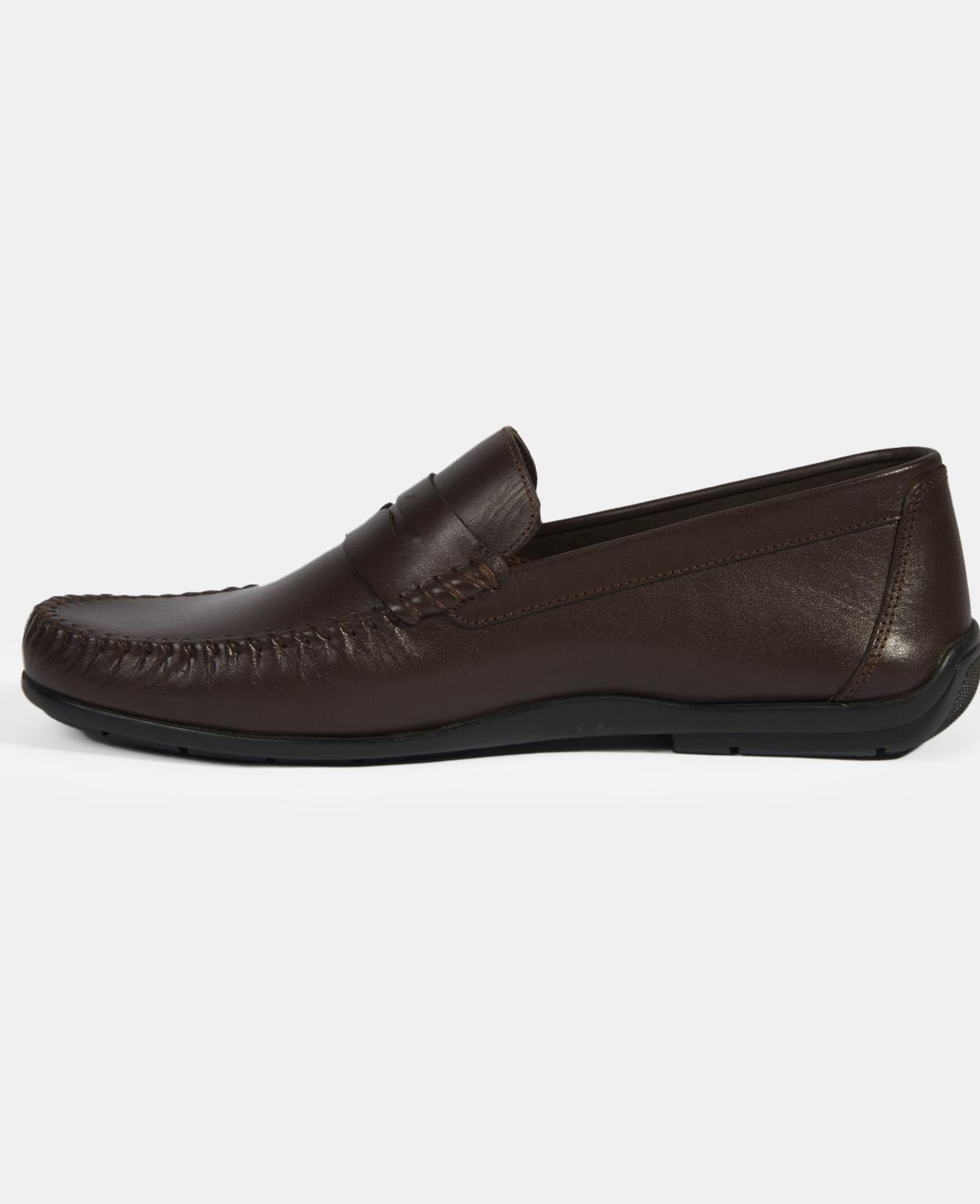 Jovian Kahve Erkek Deri Slip-On Loafer