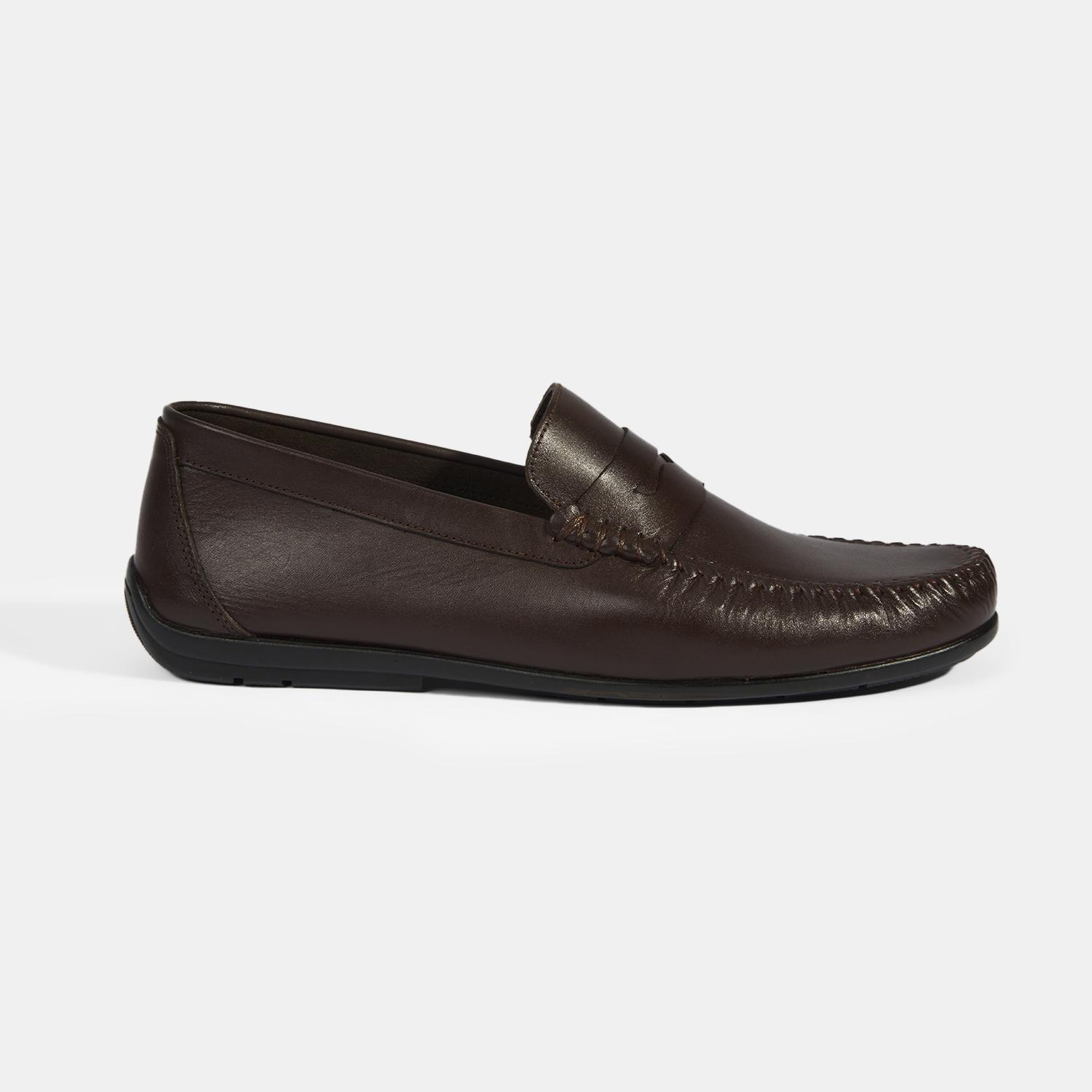 Jovian Kahve Erkek Deri Slip-On Loafer