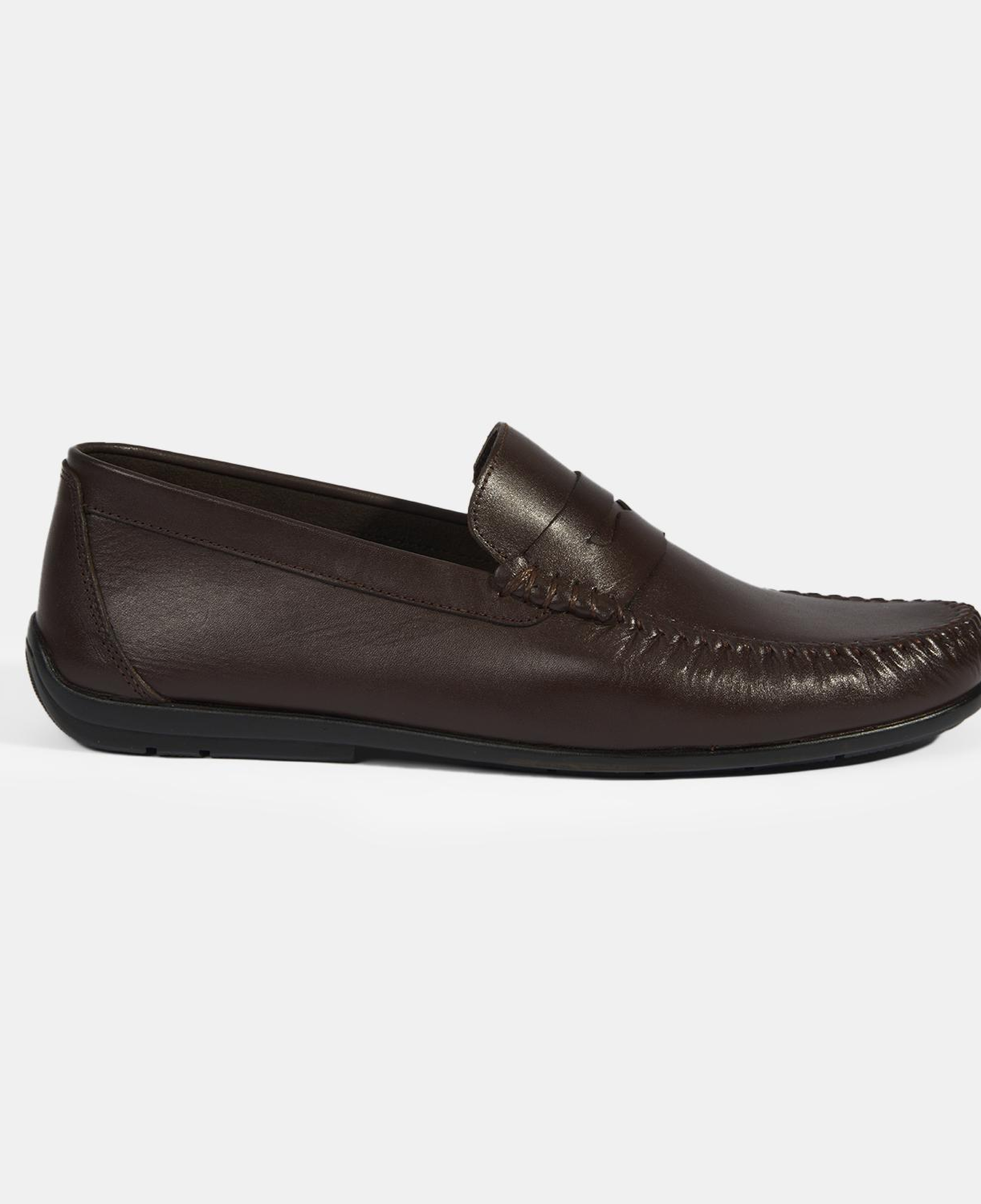 Jovian Kahve Erkek Deri Slip-On Loafer