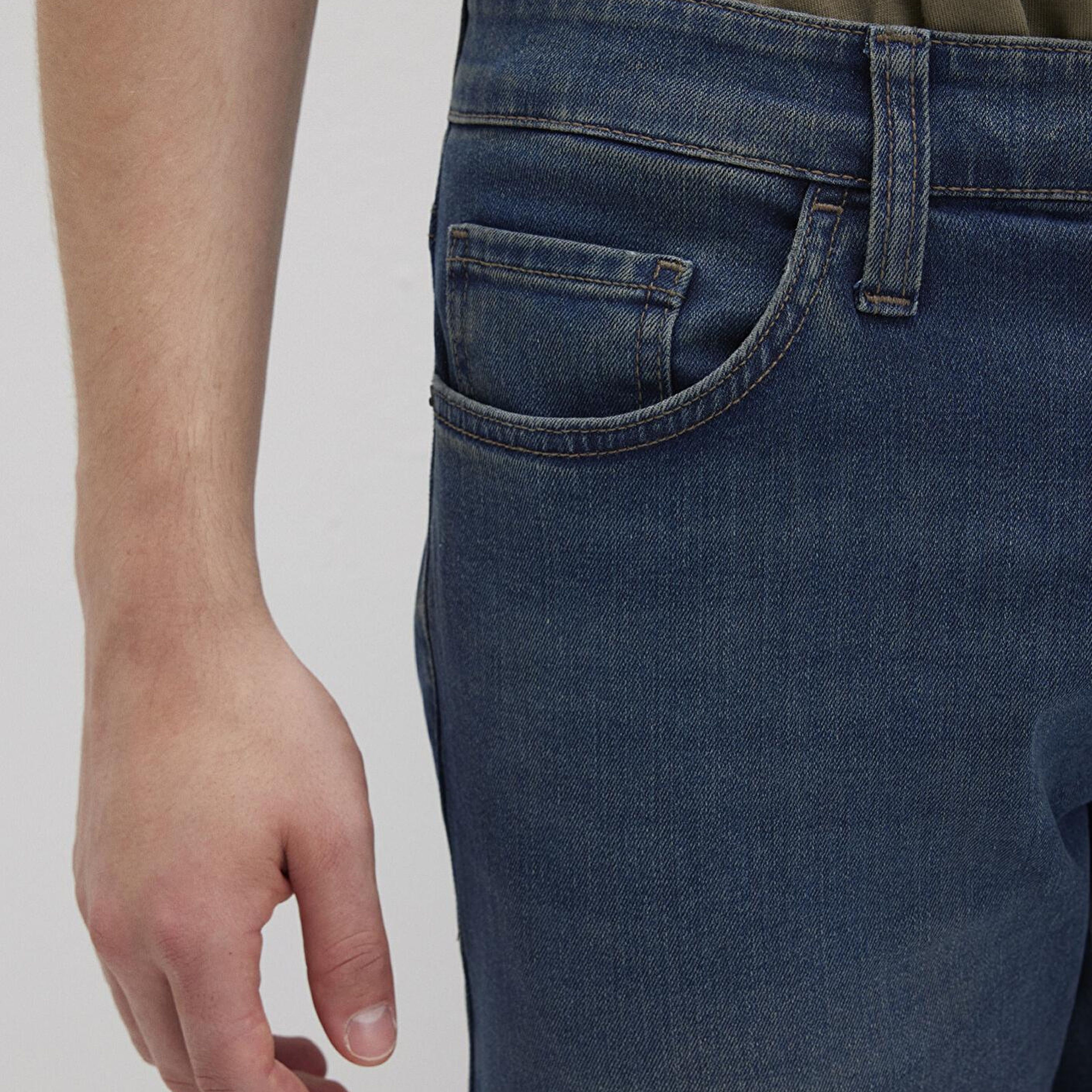 Mavi Jake Gölgeli İndigo Mavisi Jean Pantolon 8842222407