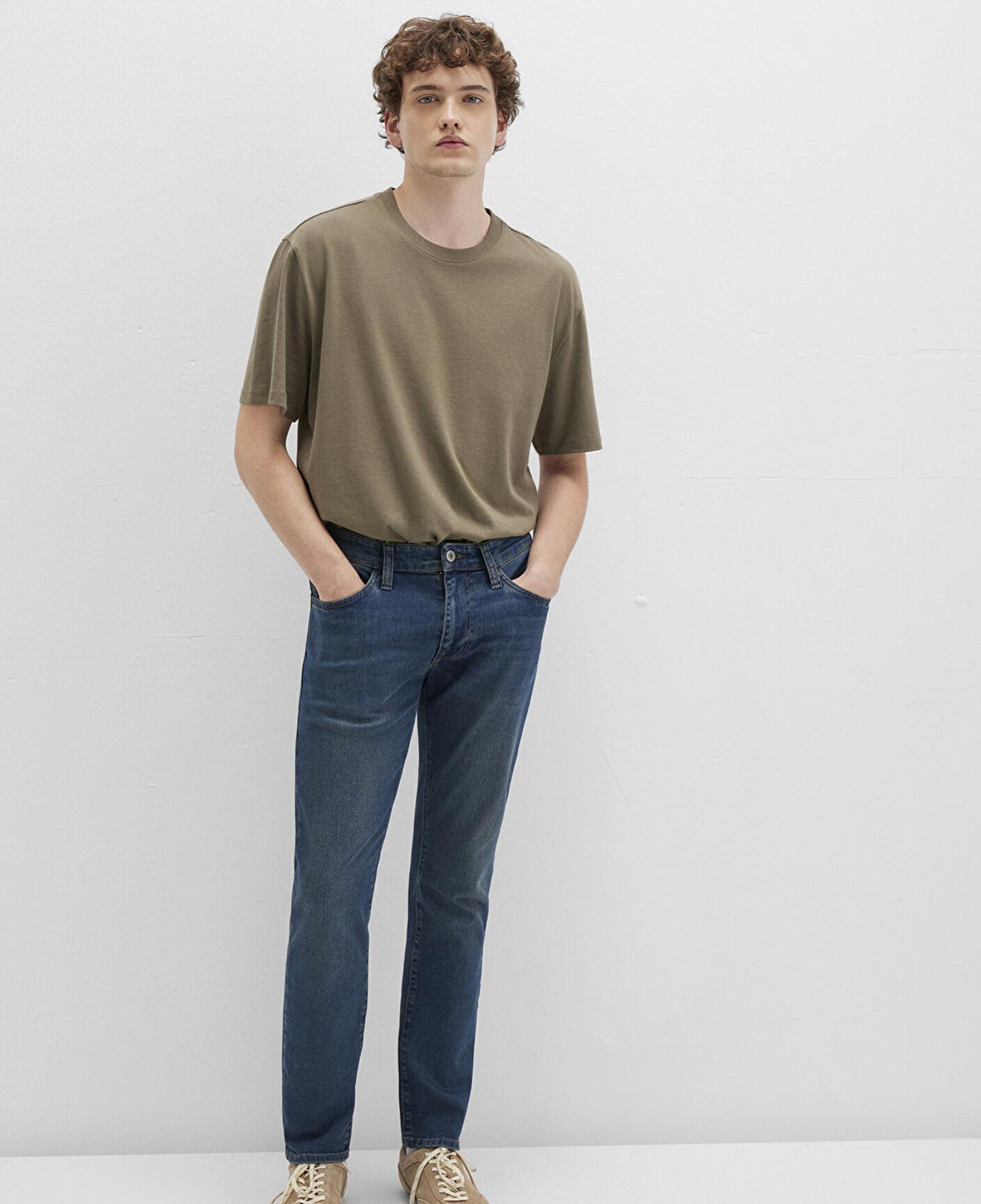 Mavi Jake Gölgeli İndigo Mavisi Jean Pantolon 8842222407