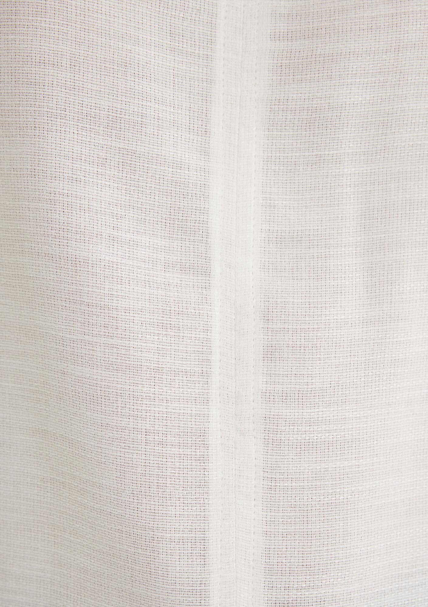 Mavi V Yaka Beyaz Bluz 121357-22937