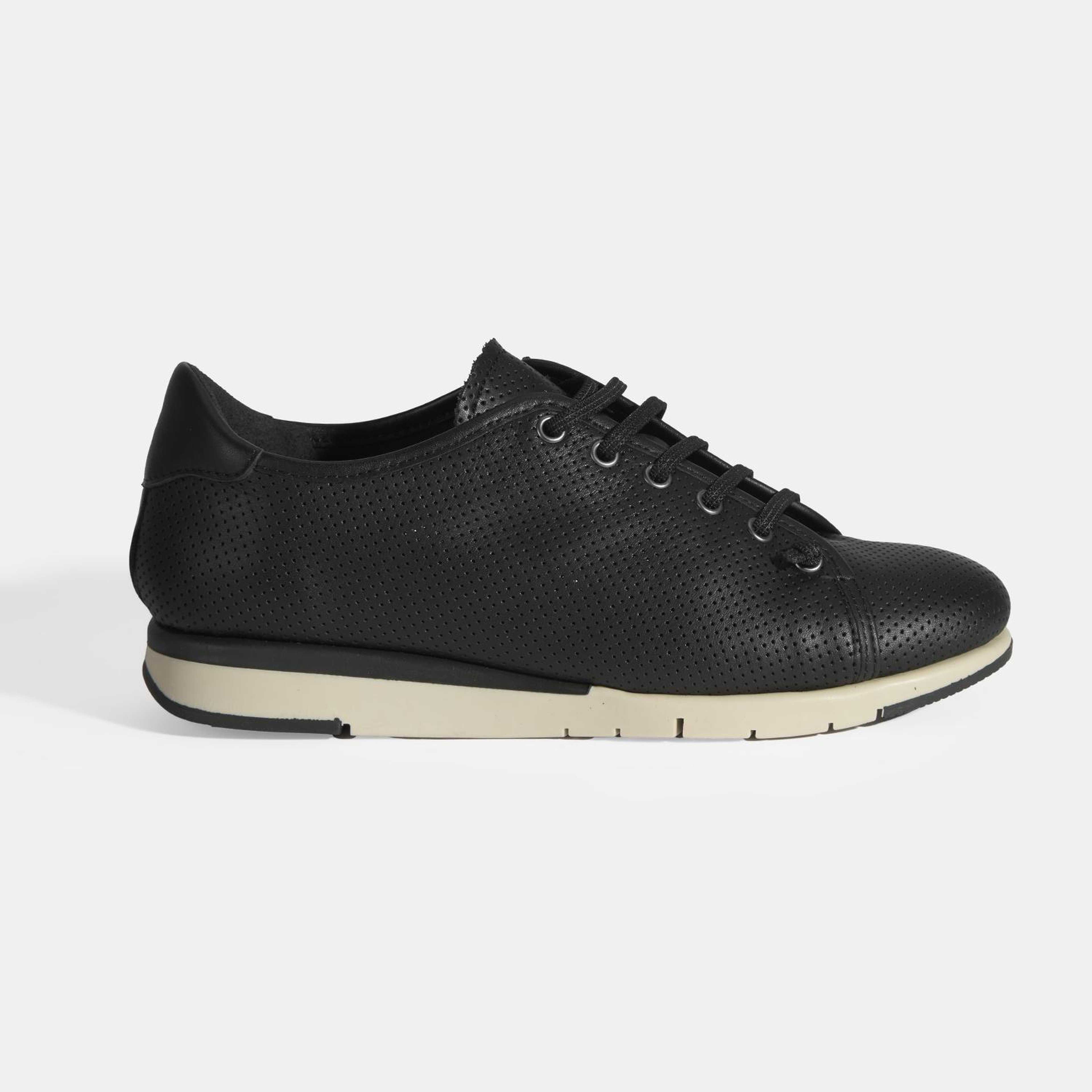 Kadın Siyah Deri DesaComfort Sneaker