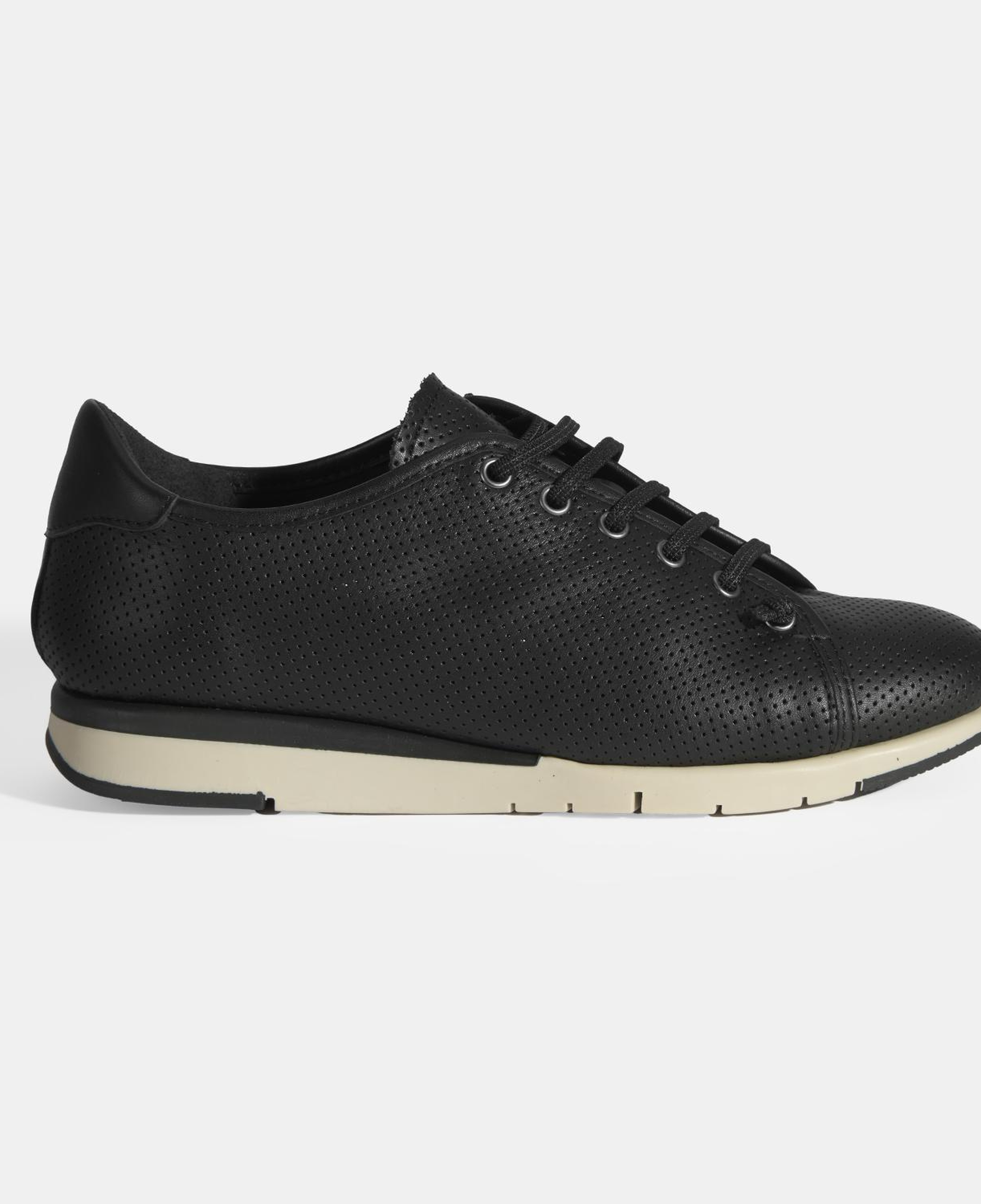 Kadın Siyah Deri DesaComfort Sneaker