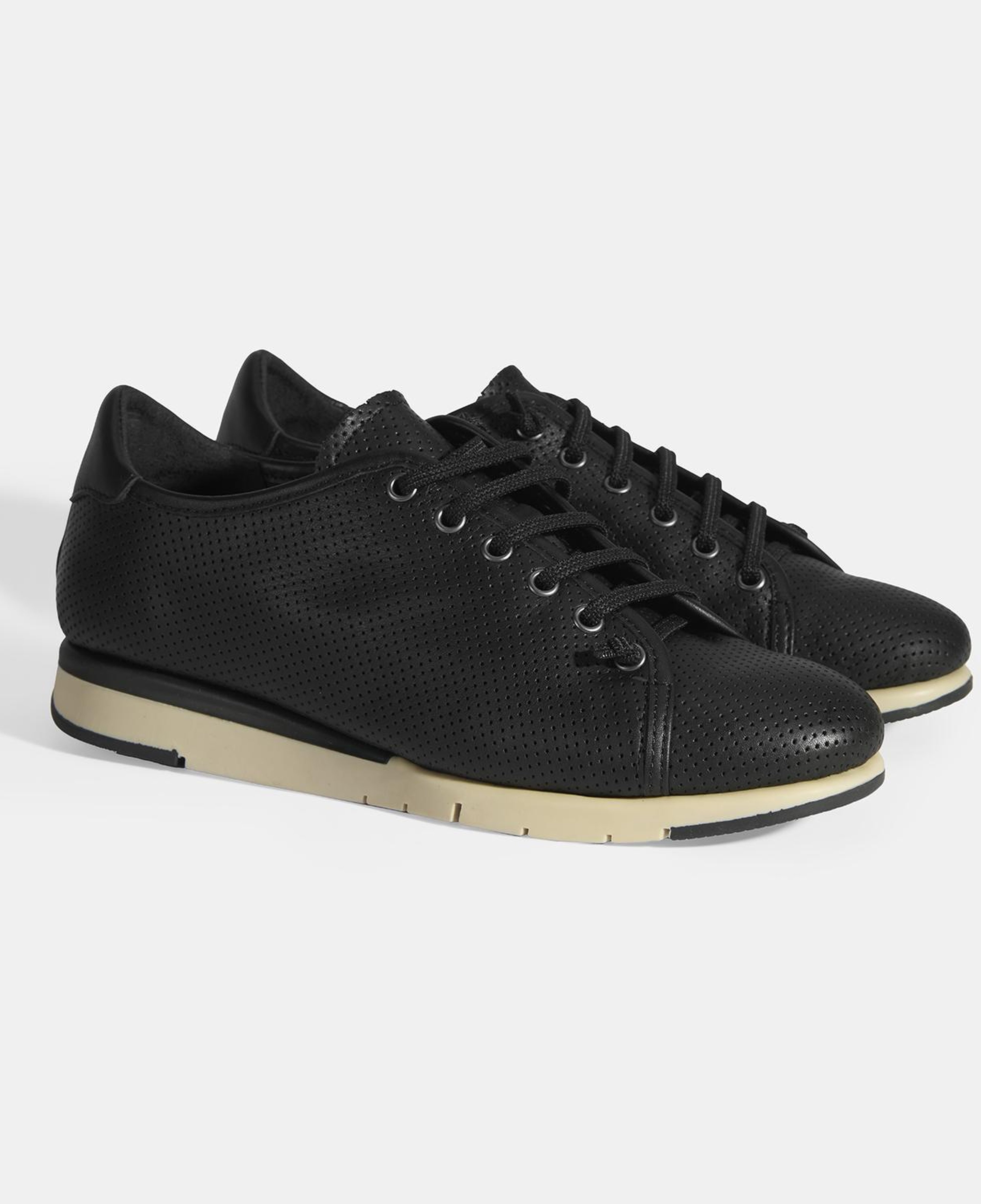 Kadın Siyah Deri DesaComfort Sneaker