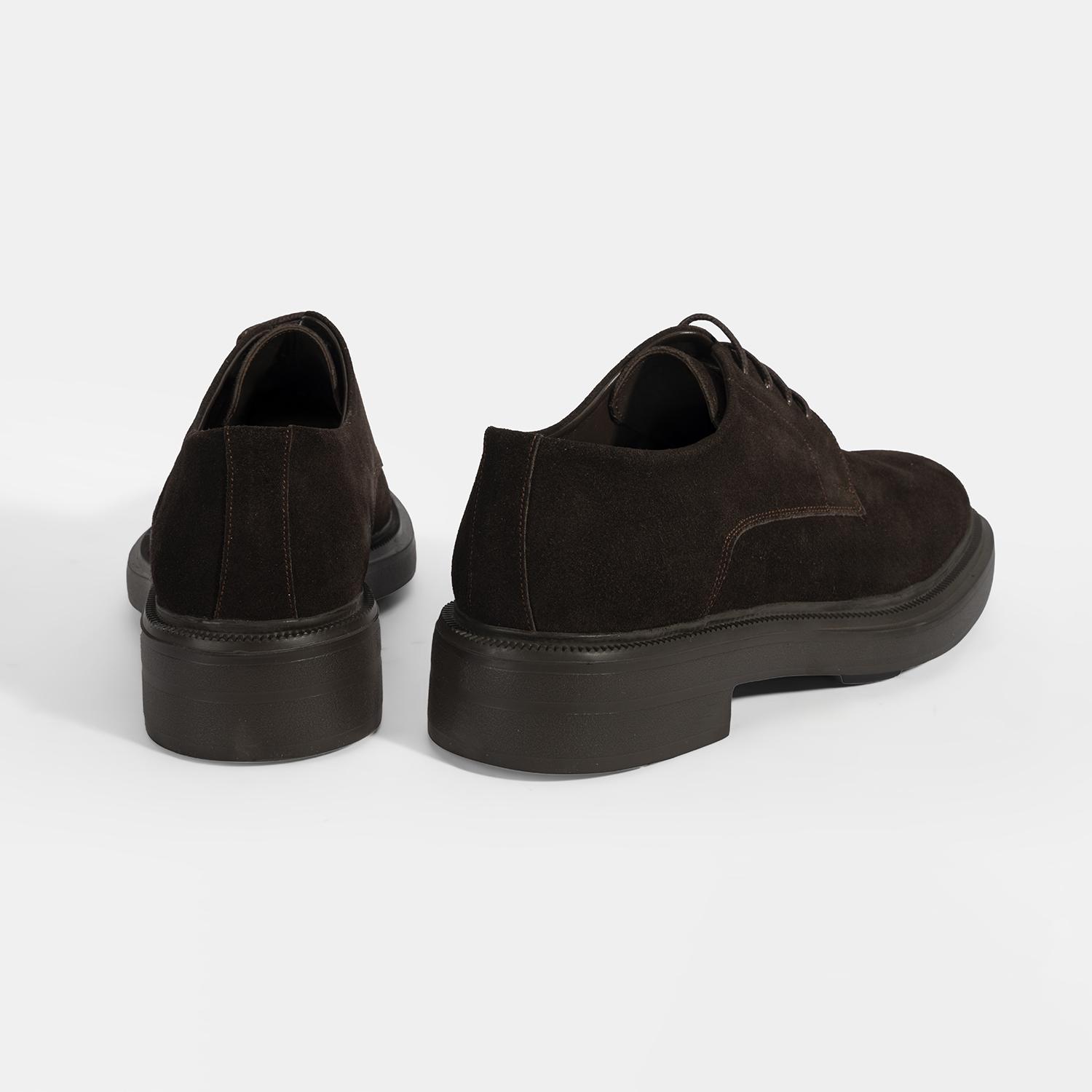 Erkek Kahve Bağcıklı Günlük Süet Ayakkabı