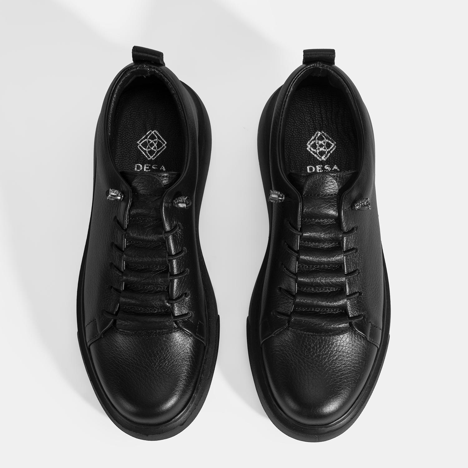 Desa Siyah Desa Bağcıklı Kadın Deri Spor Ayakkabı