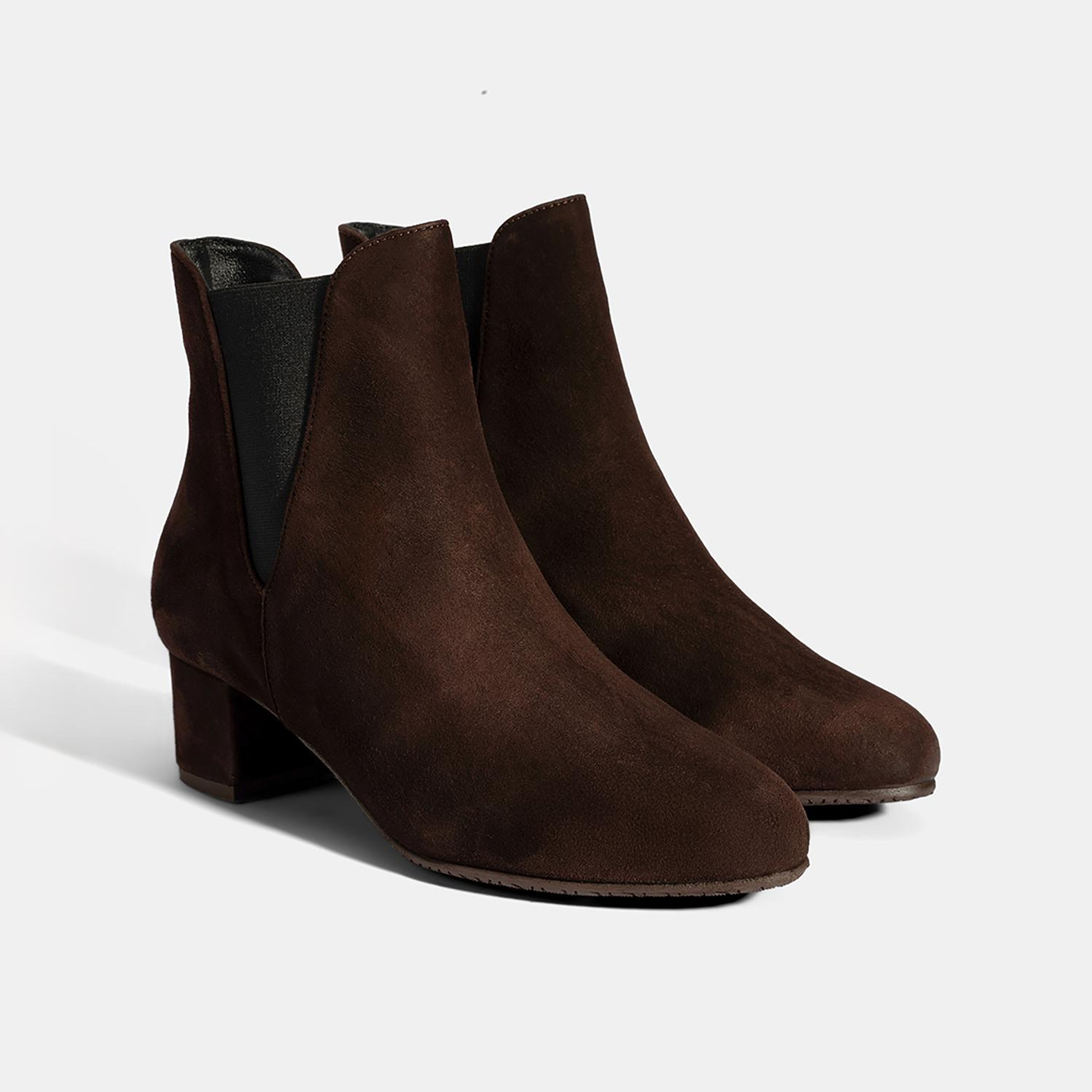 Kadın Kahve DesaComfort Lastikli Süet Chelsea Bot