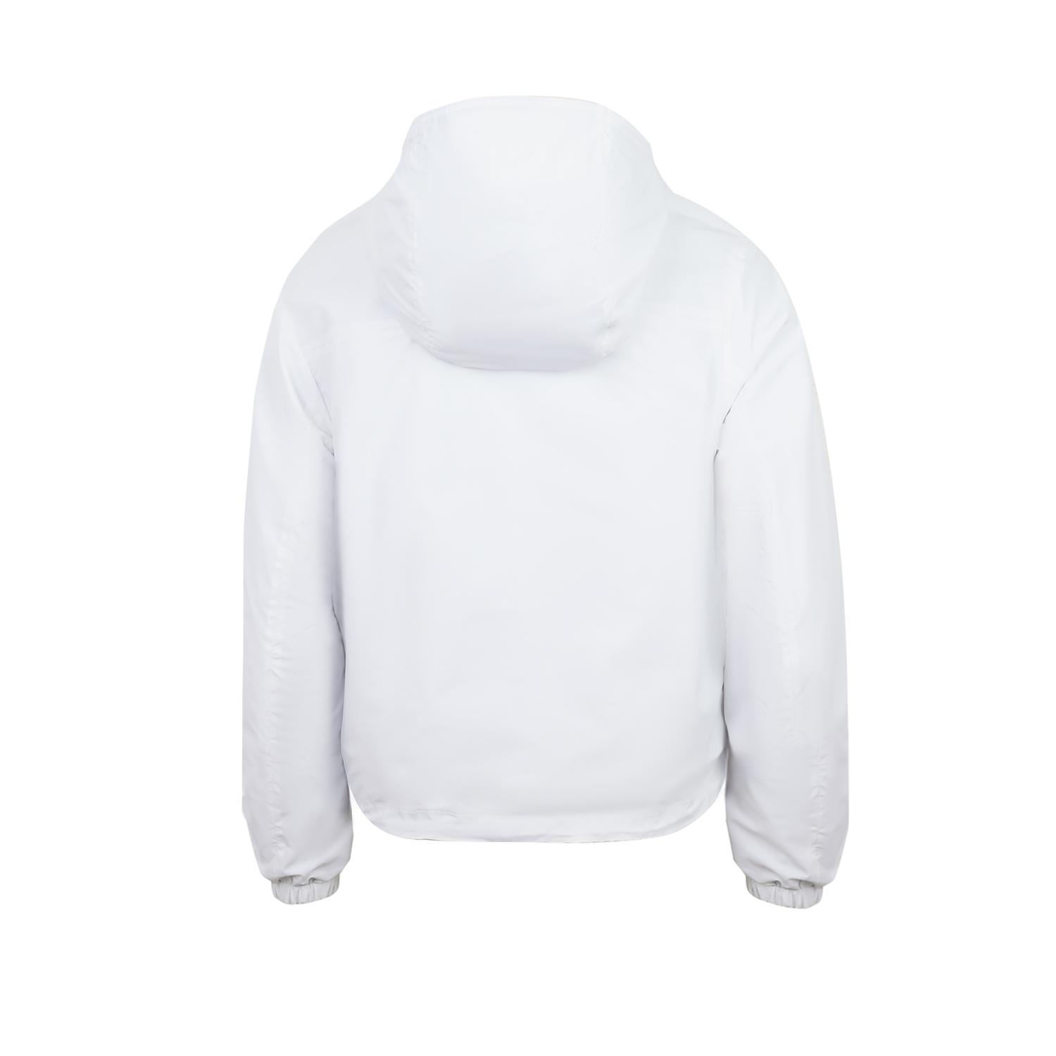 Alette Beyaz Kadın Çift Taraflı Bomber Deri Ceket