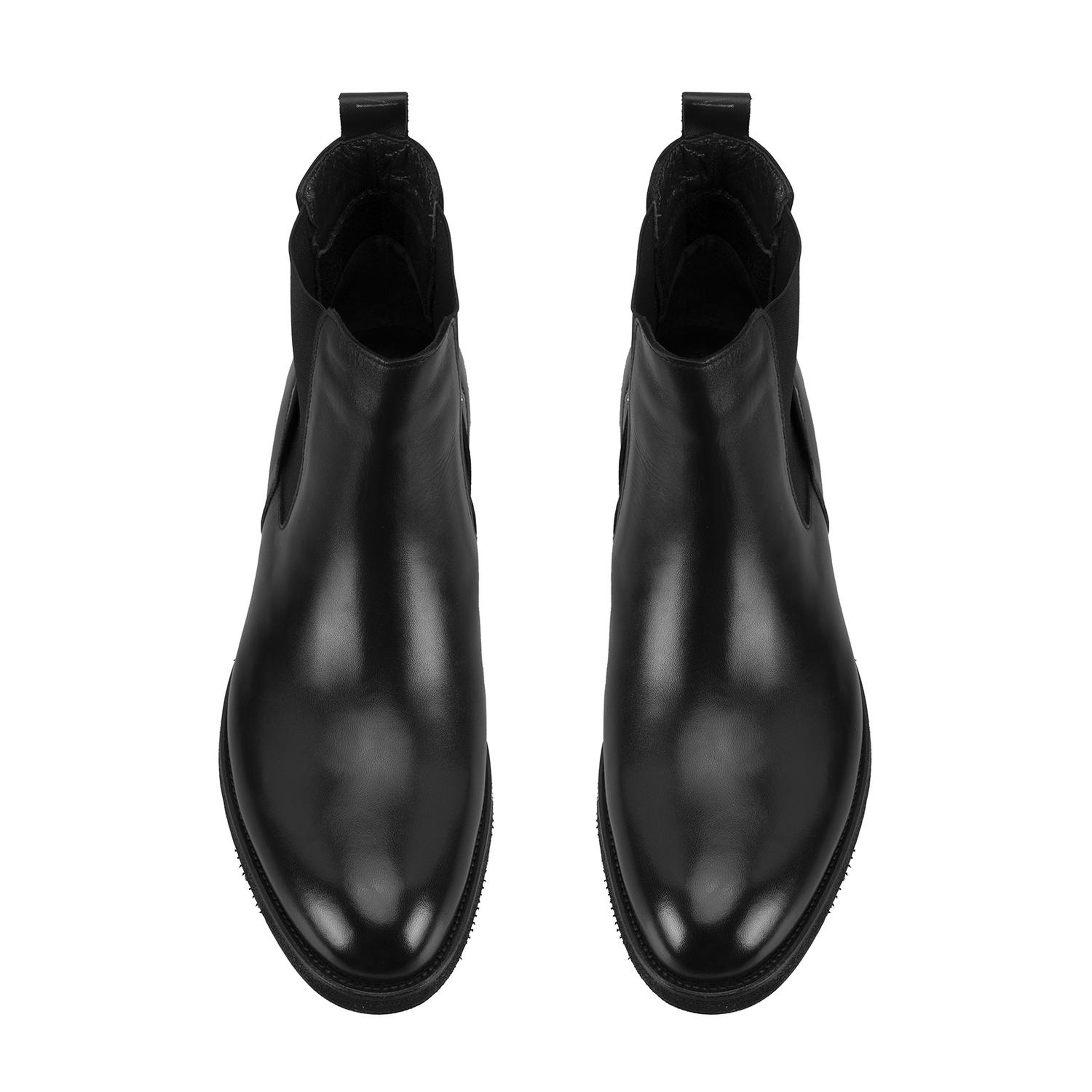 Calistane Siyah Erkek Deri Bot