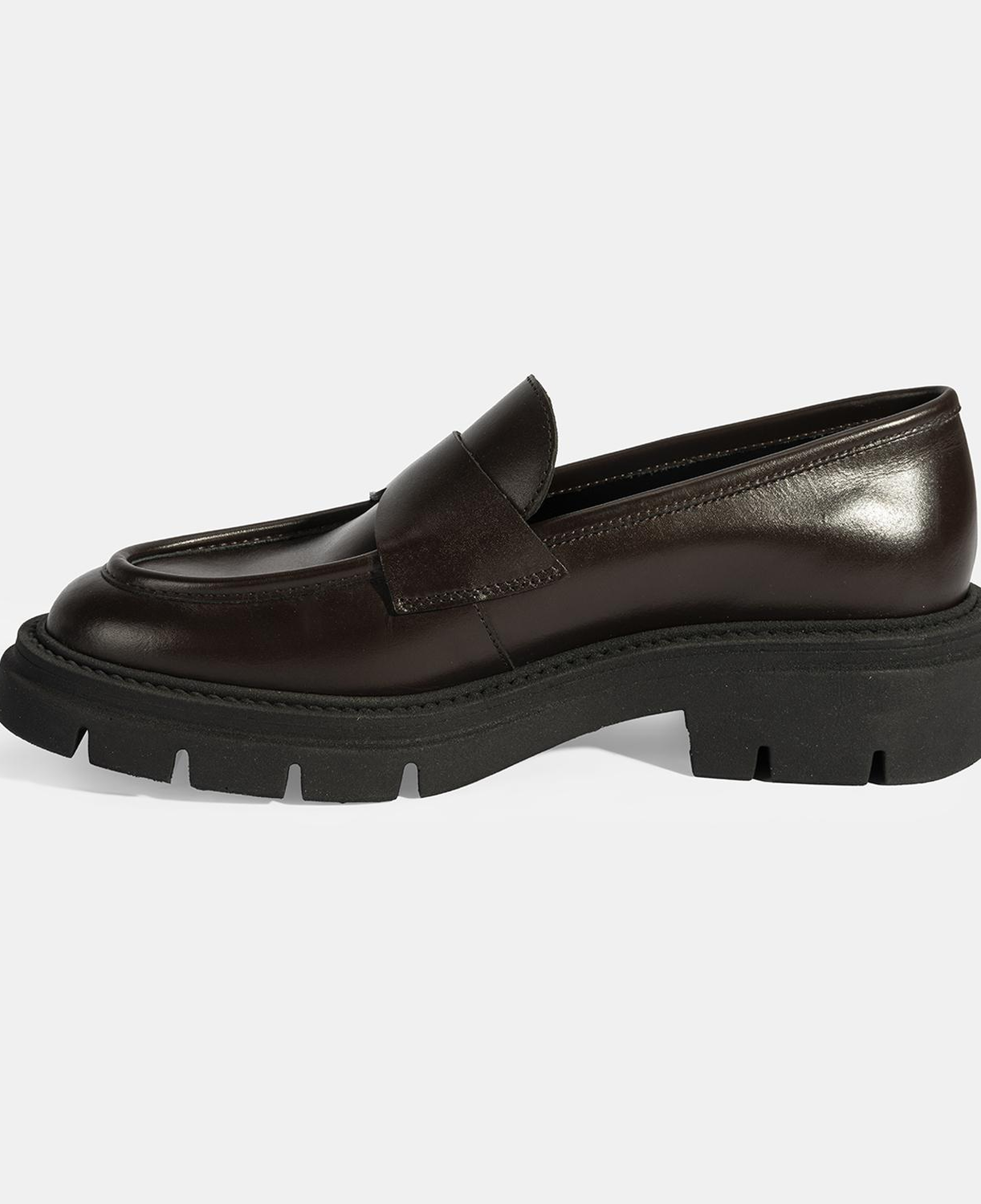 Kadın Kahve Deri Loafer
