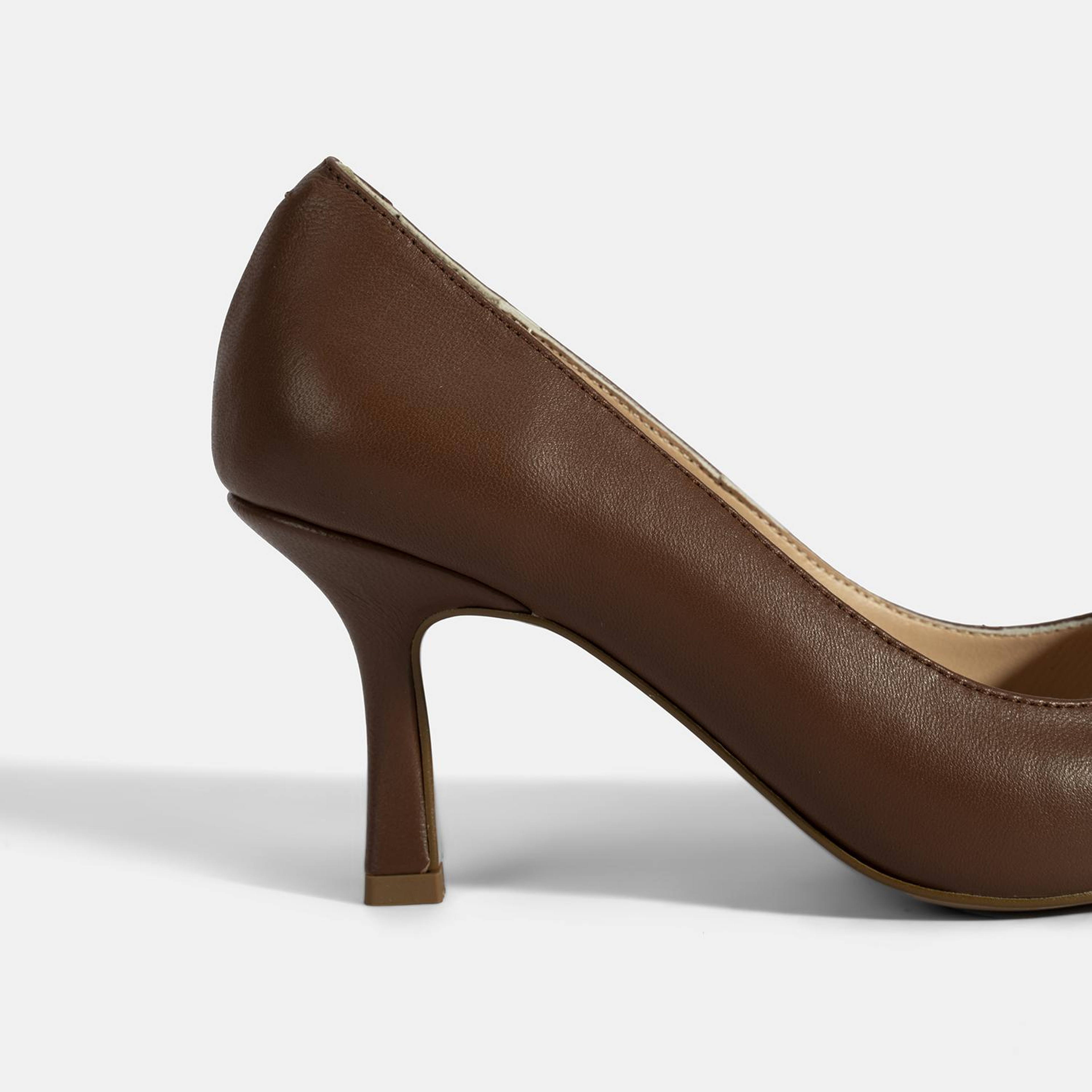 Kadın Taba Deri Stiletto