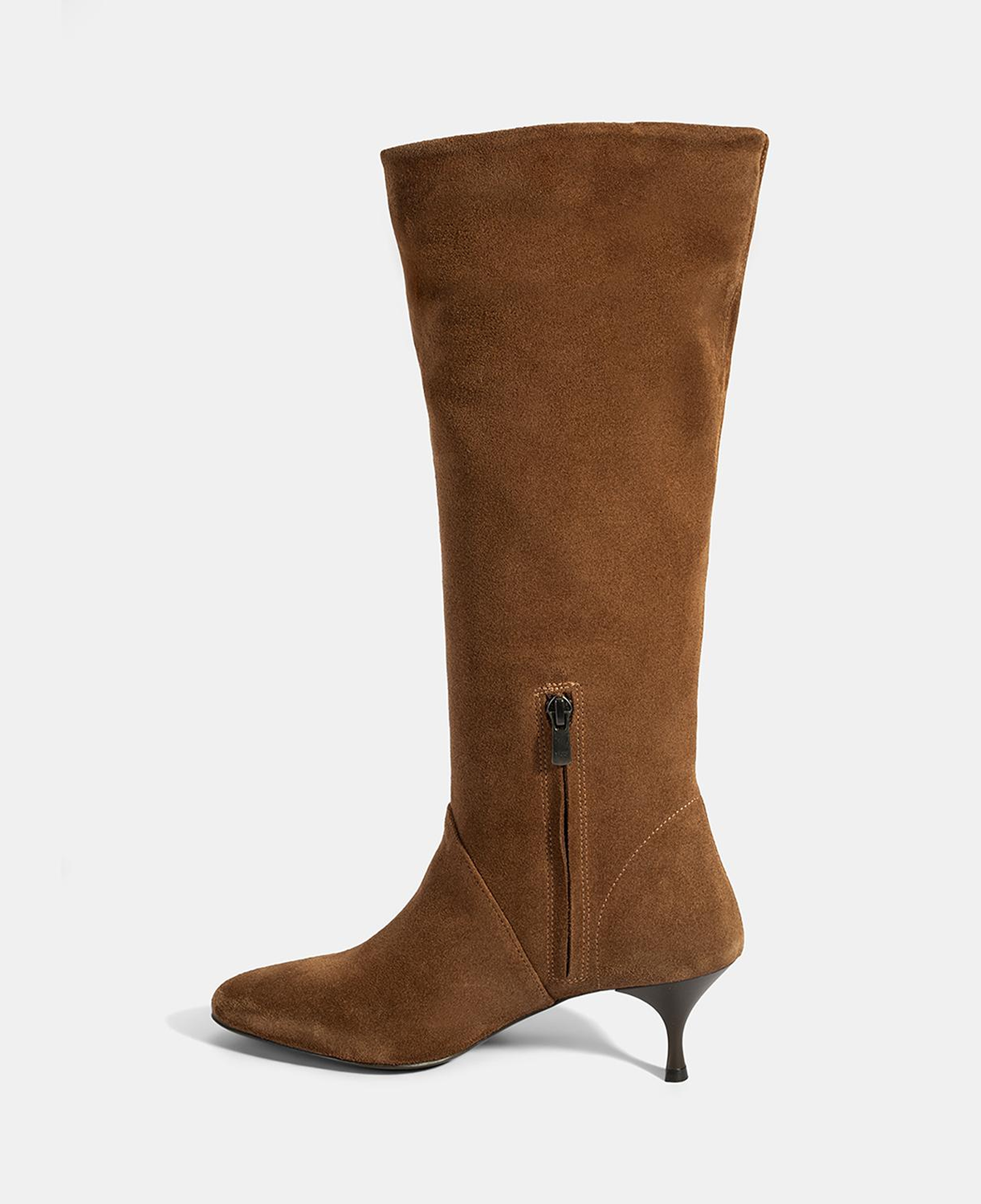 Kadın Taba Süet Deri Çizme