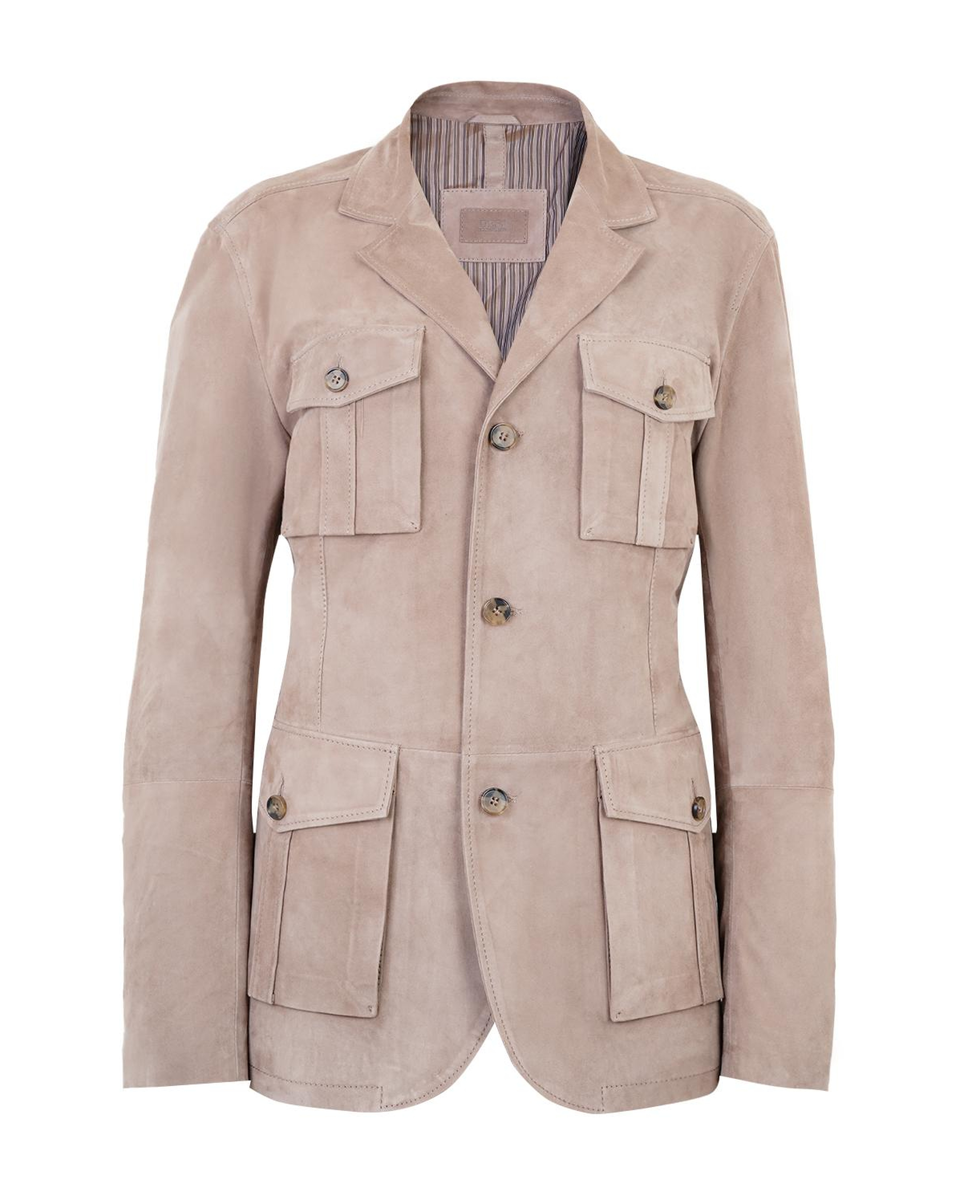 Antonin Kahve Erkek Süet Deri Safari Ceket