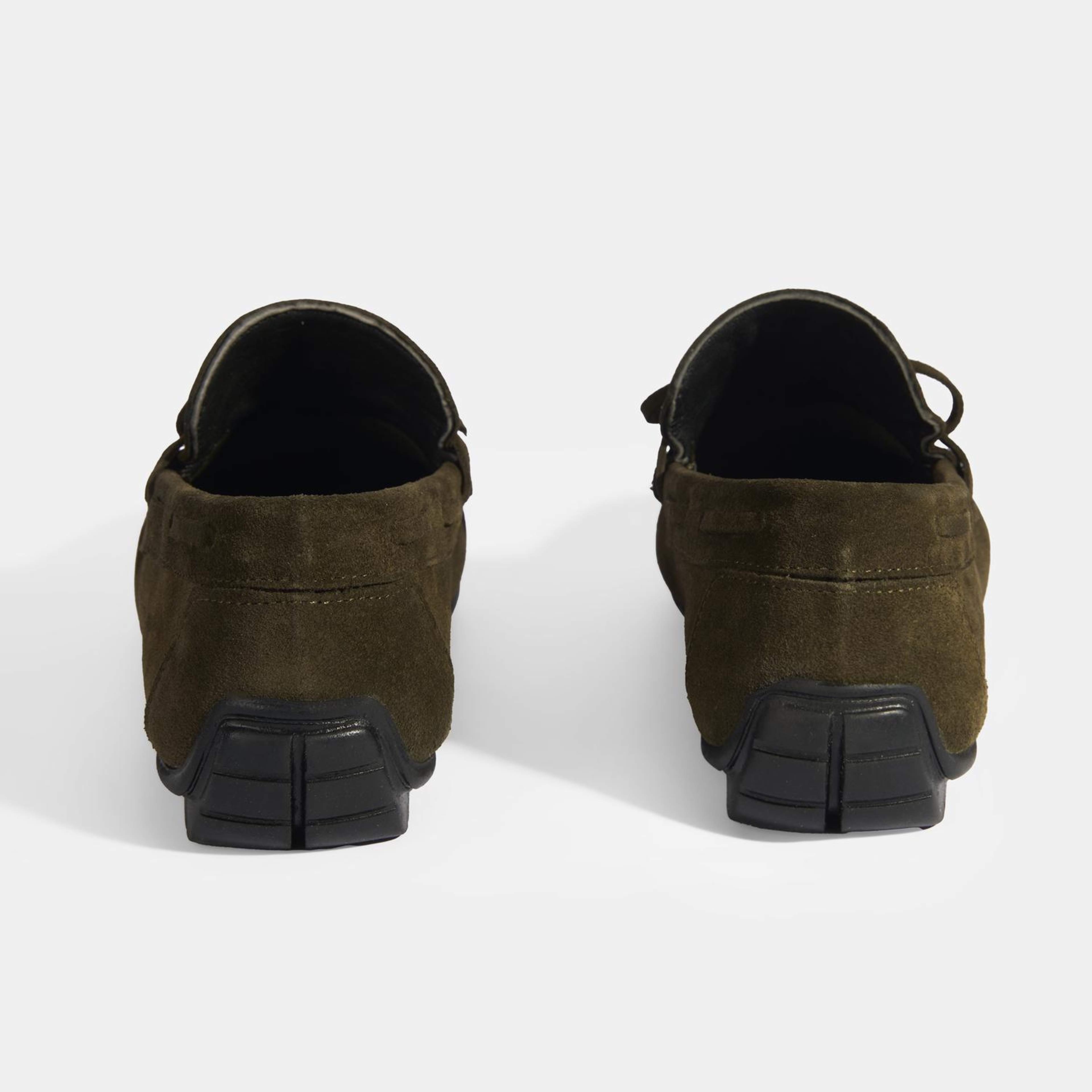 Calandra Haki Erkek Bağcık Detaylı Slip-On Süet Loafer