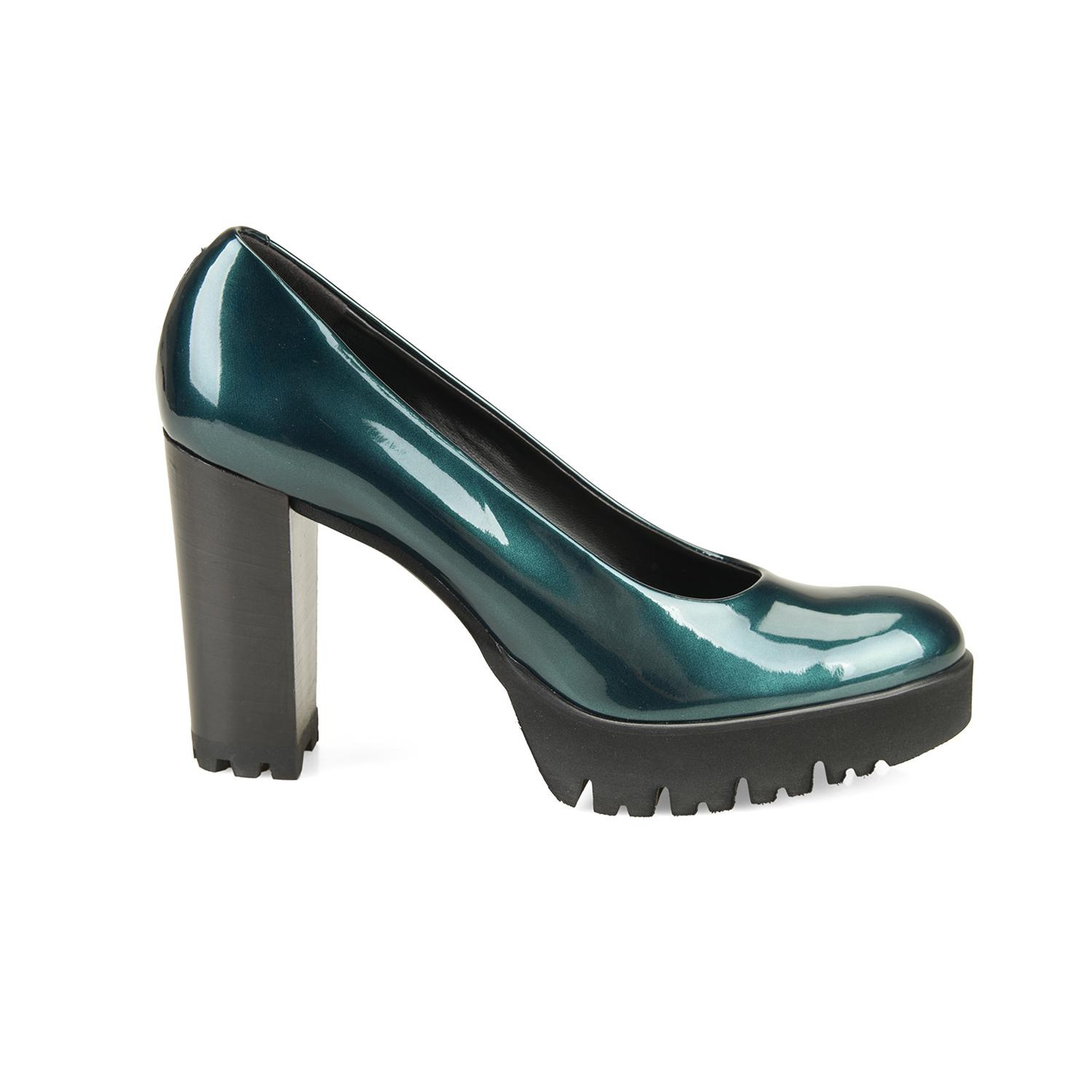 Luca Grossi Kadın Yeşil Topuklu Klasik Ayakkabı