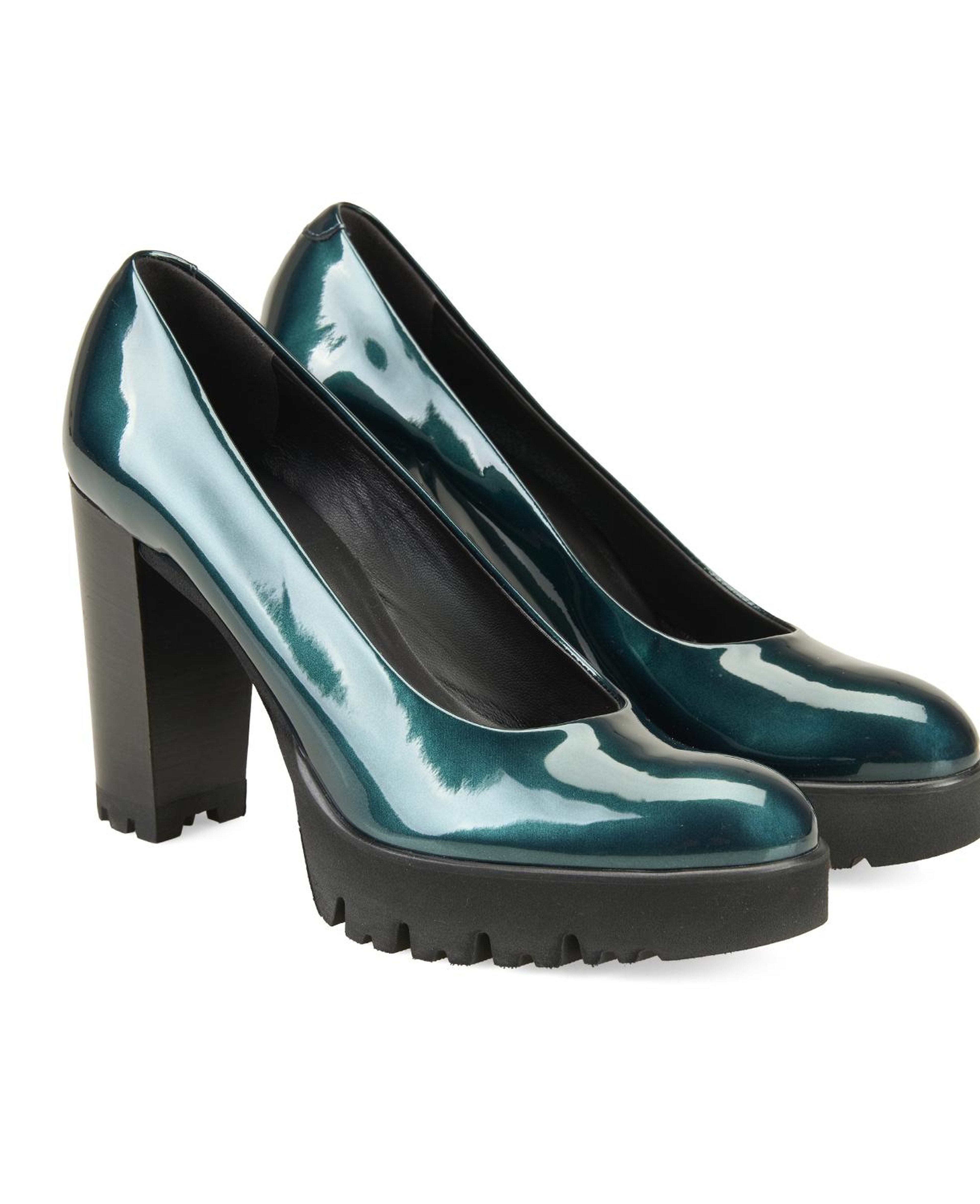 Luca Grossi Kadın Yeşil Topuklu Klasik Ayakkabı