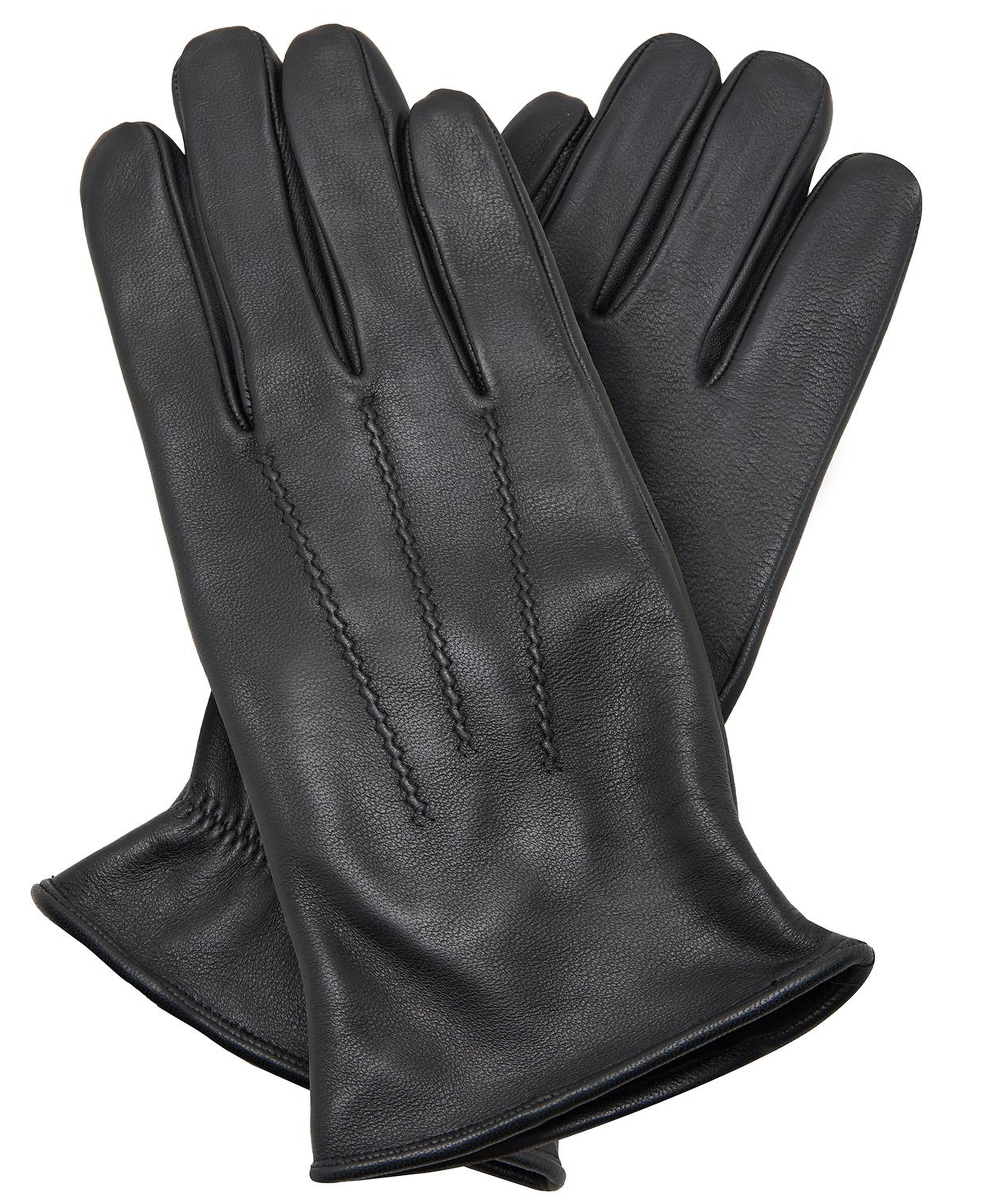 Siyah Erkek Lastikli Deri Eldiven