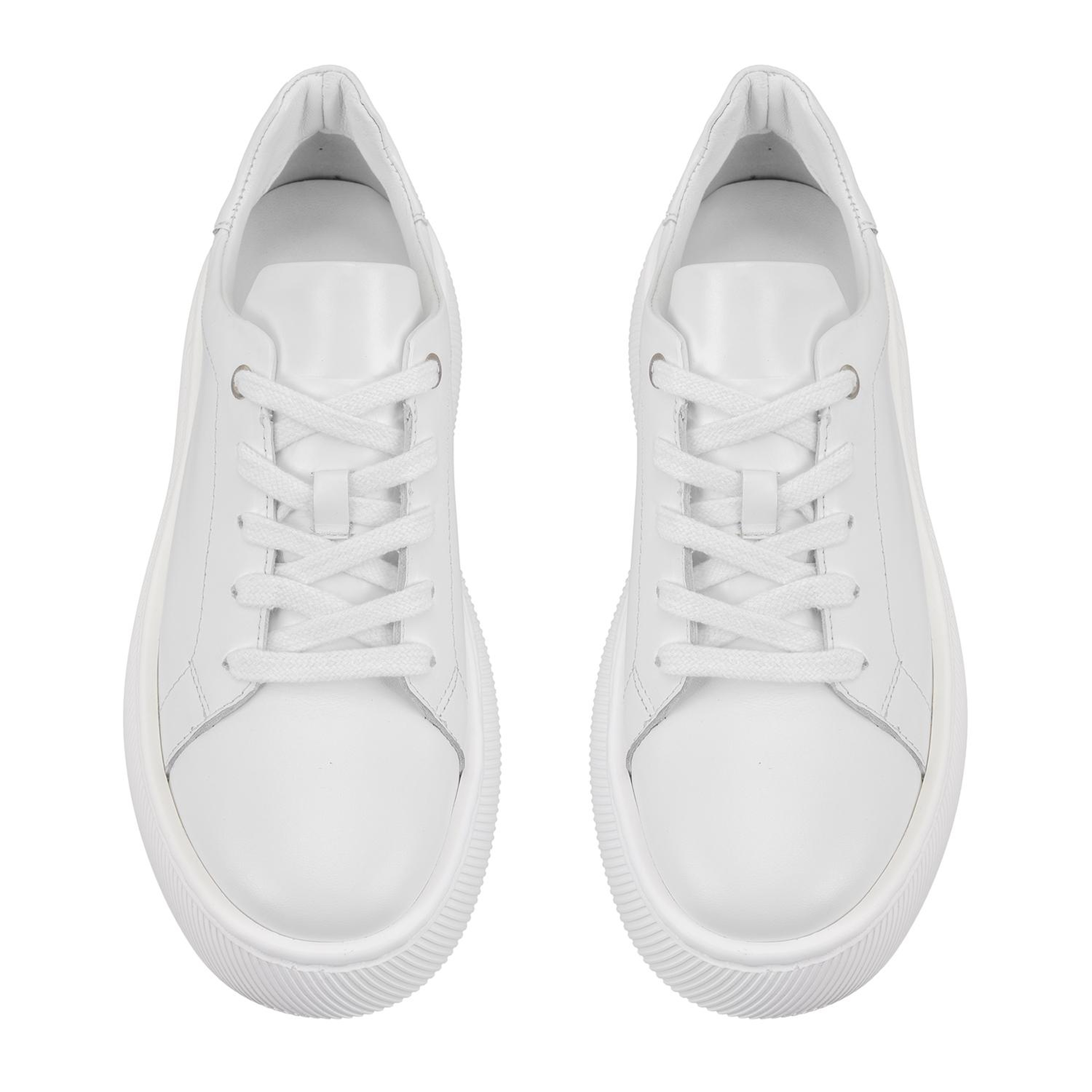 Kadın Beyaz Deri Günlük Ayakkabı