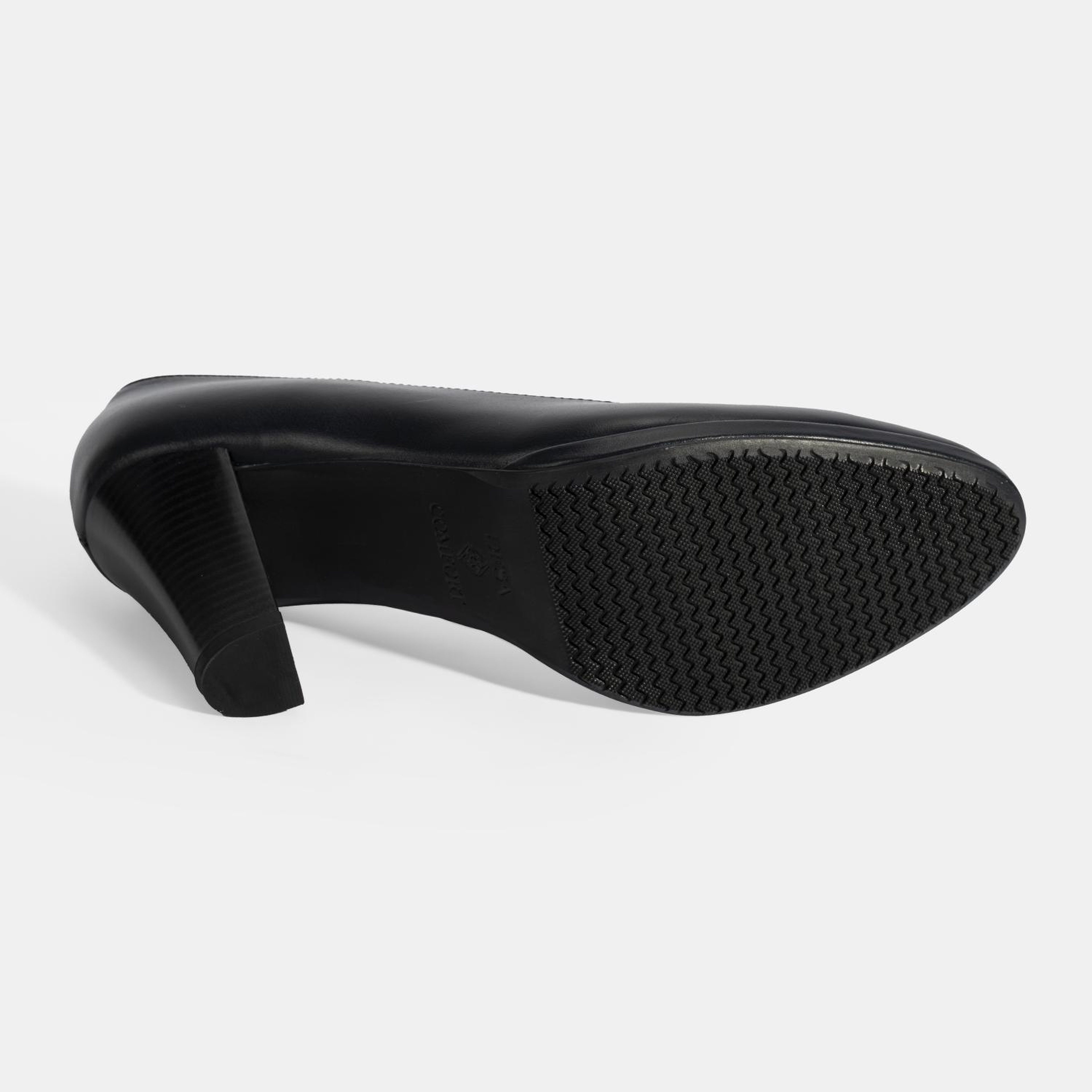 Kadın Lacivert DesaComfort Deri Topuklu Ayakkabı