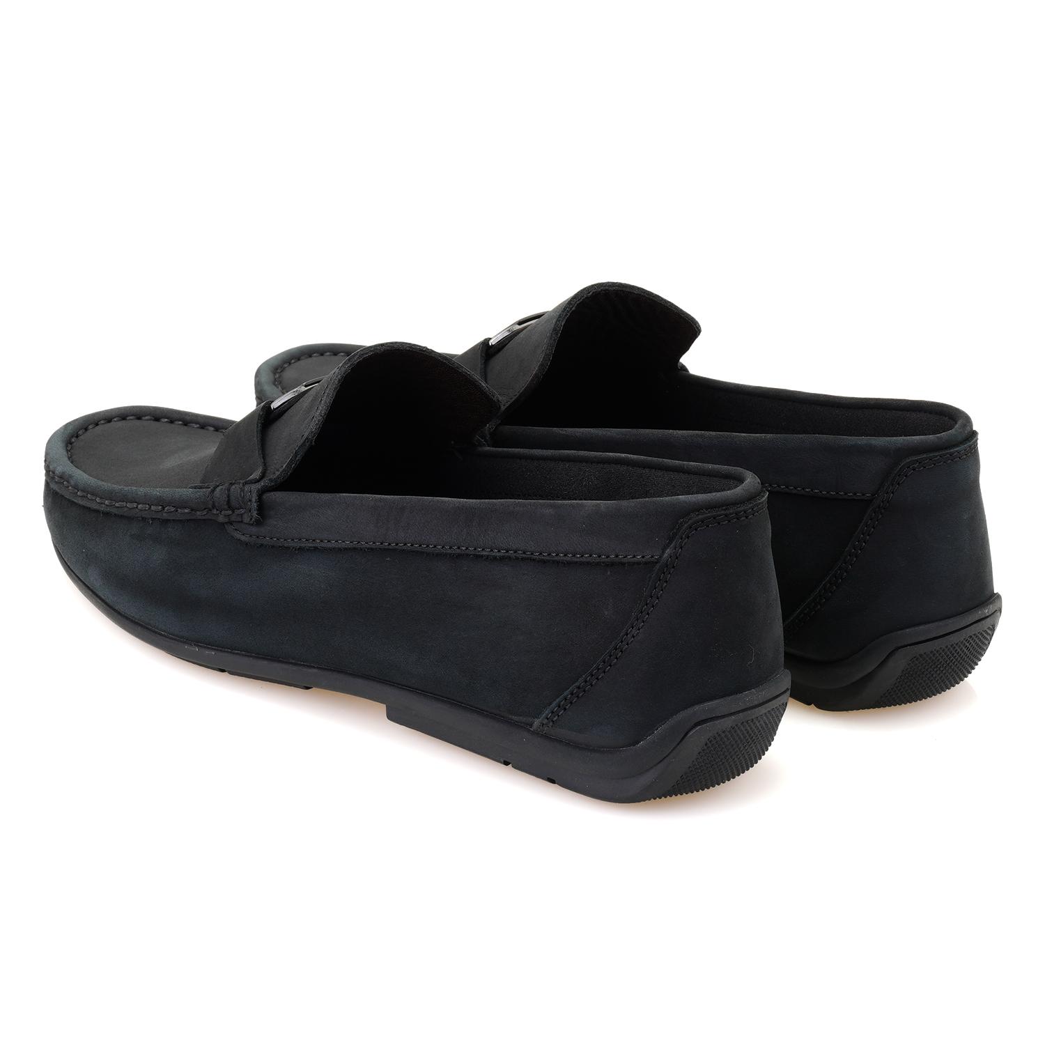 Chevi Siyah Erkek Deri Loafer