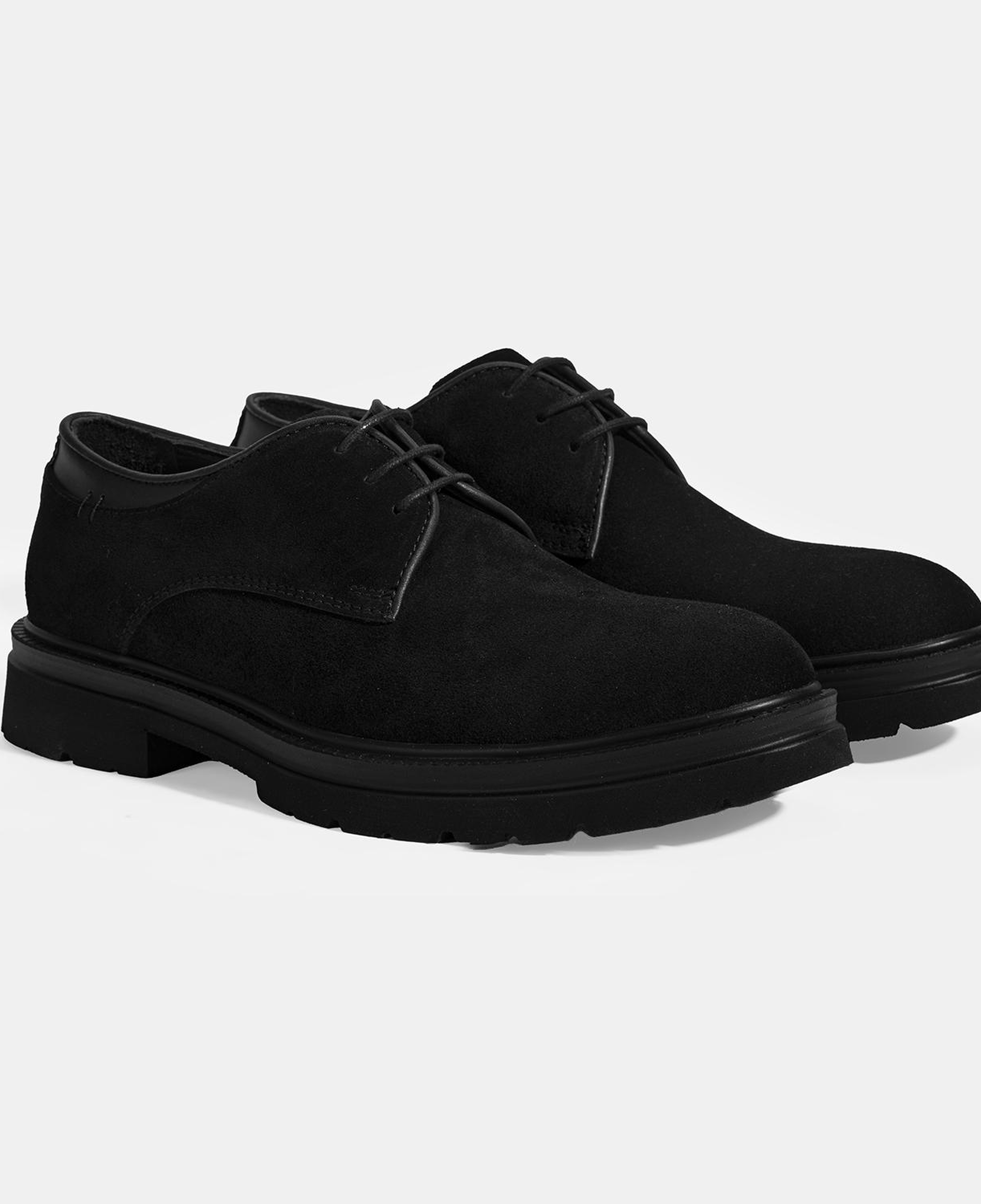 Erkek Siyah Bağcıklı Süet Günlük Ayakkabı